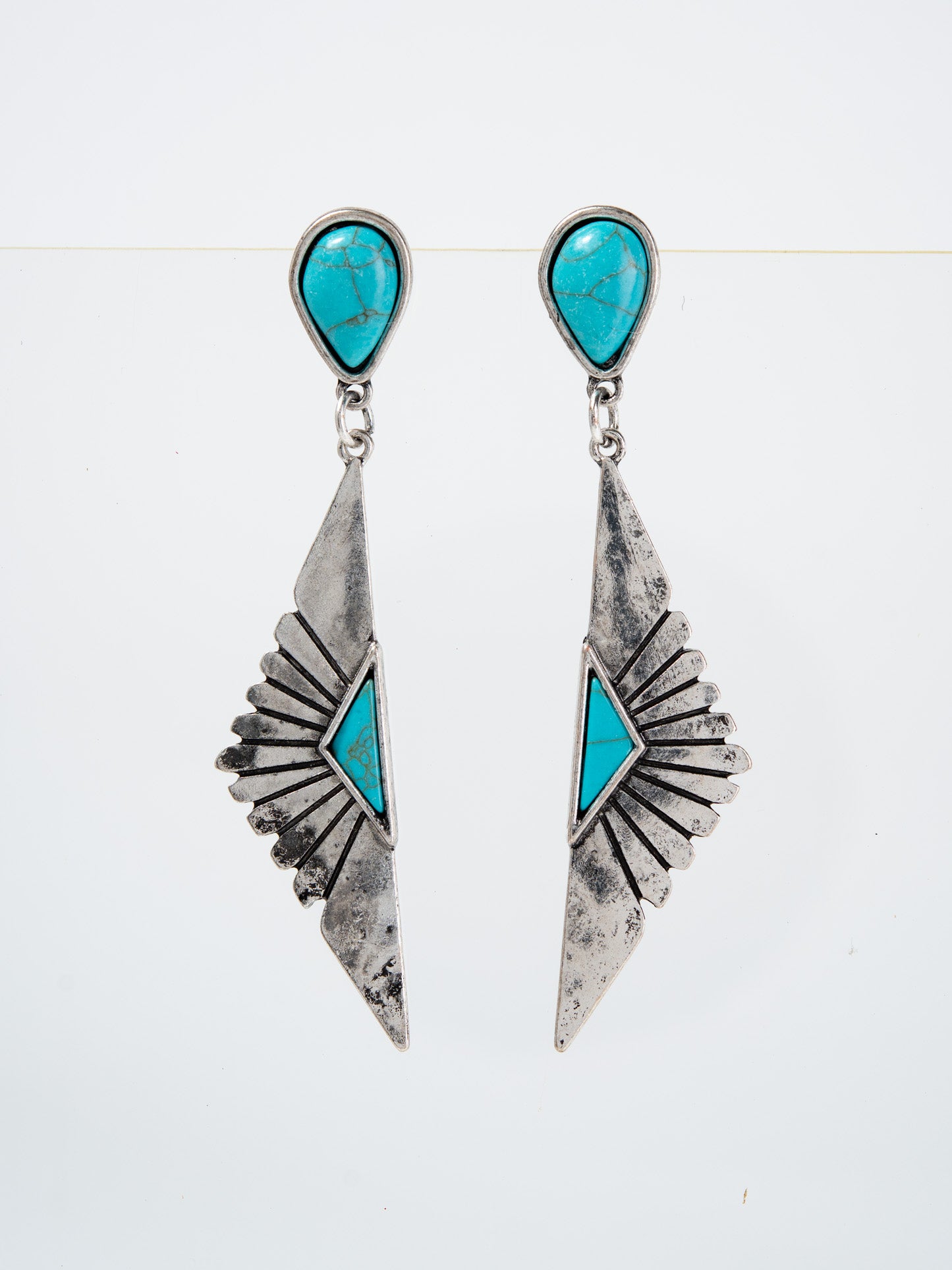 Annabelle Western Fan Dangle Earrings