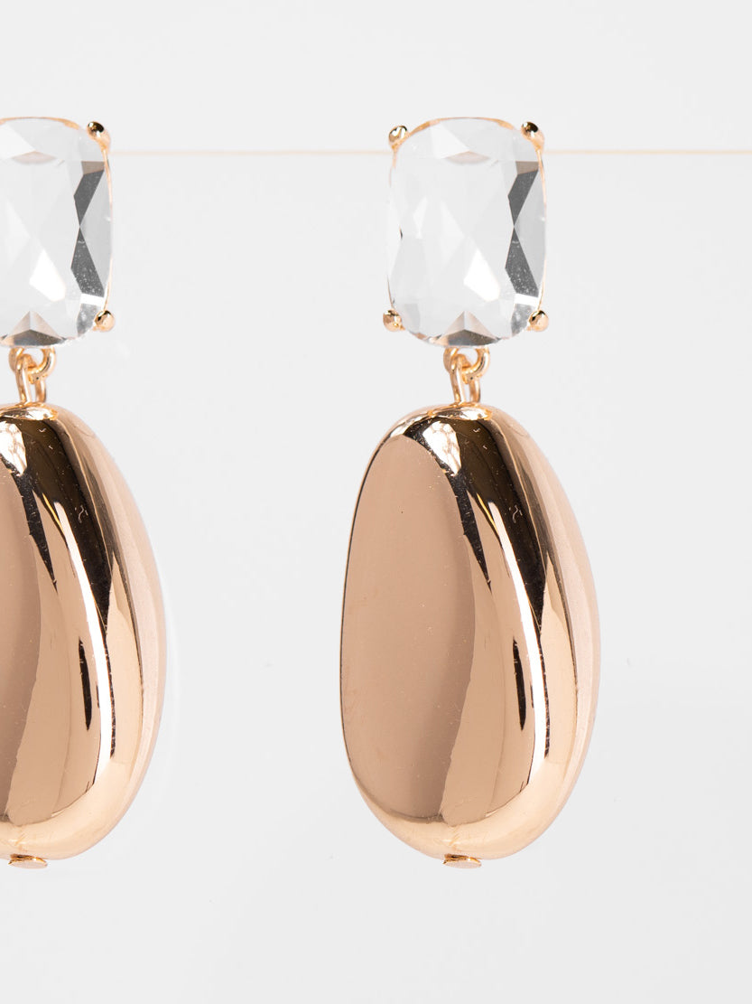 Magnolia Abstract Dangle Earrings