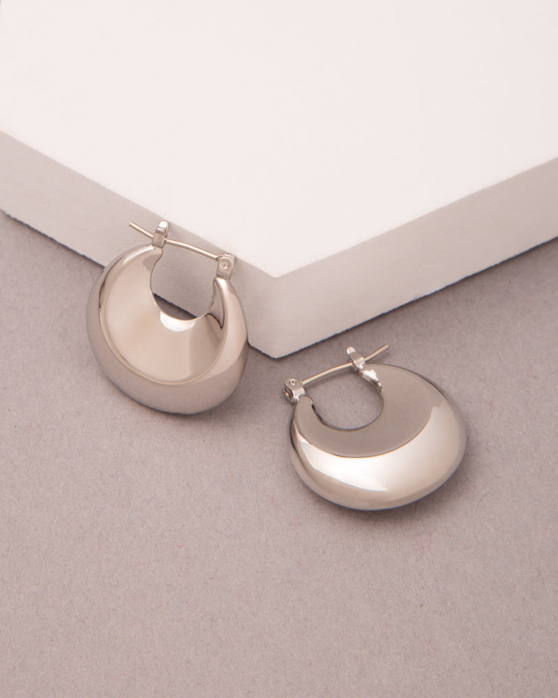 Heidi Gold Plated Chunky Hoop Earrings