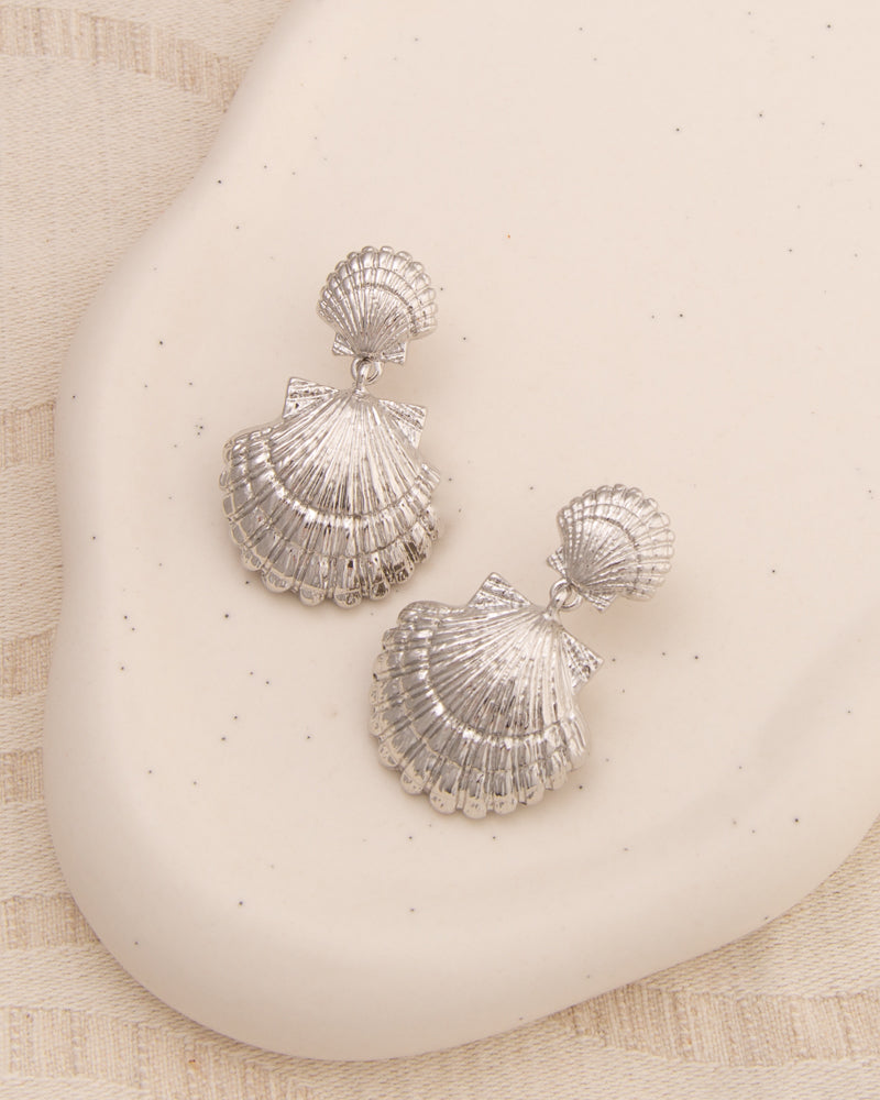 Nina Seashell Post Dangle Earrings