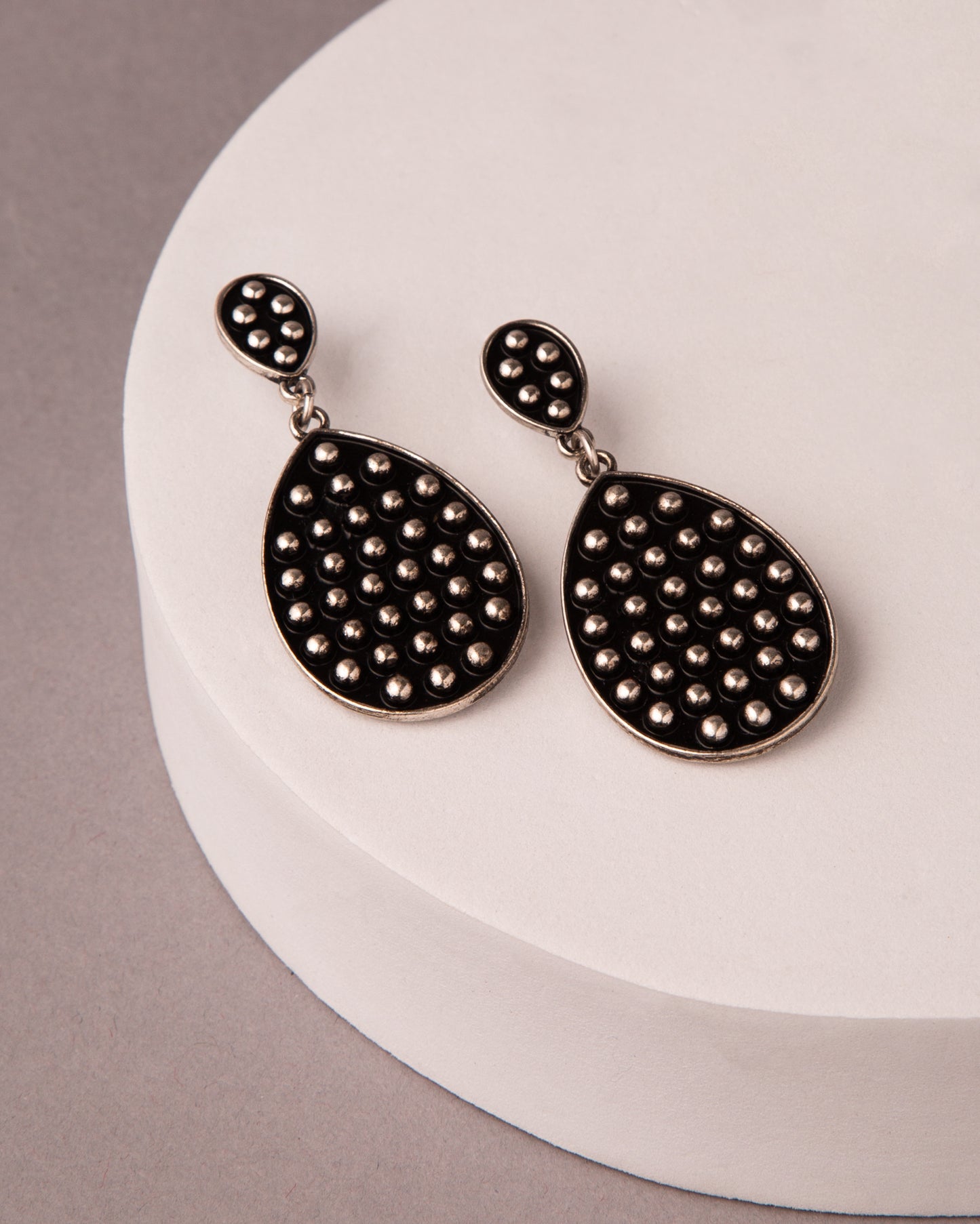 Hannah Western Bubble Teardrop Post Earrings