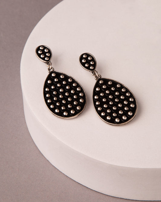 Hannah Western Bubble Teardrop Post Earrings