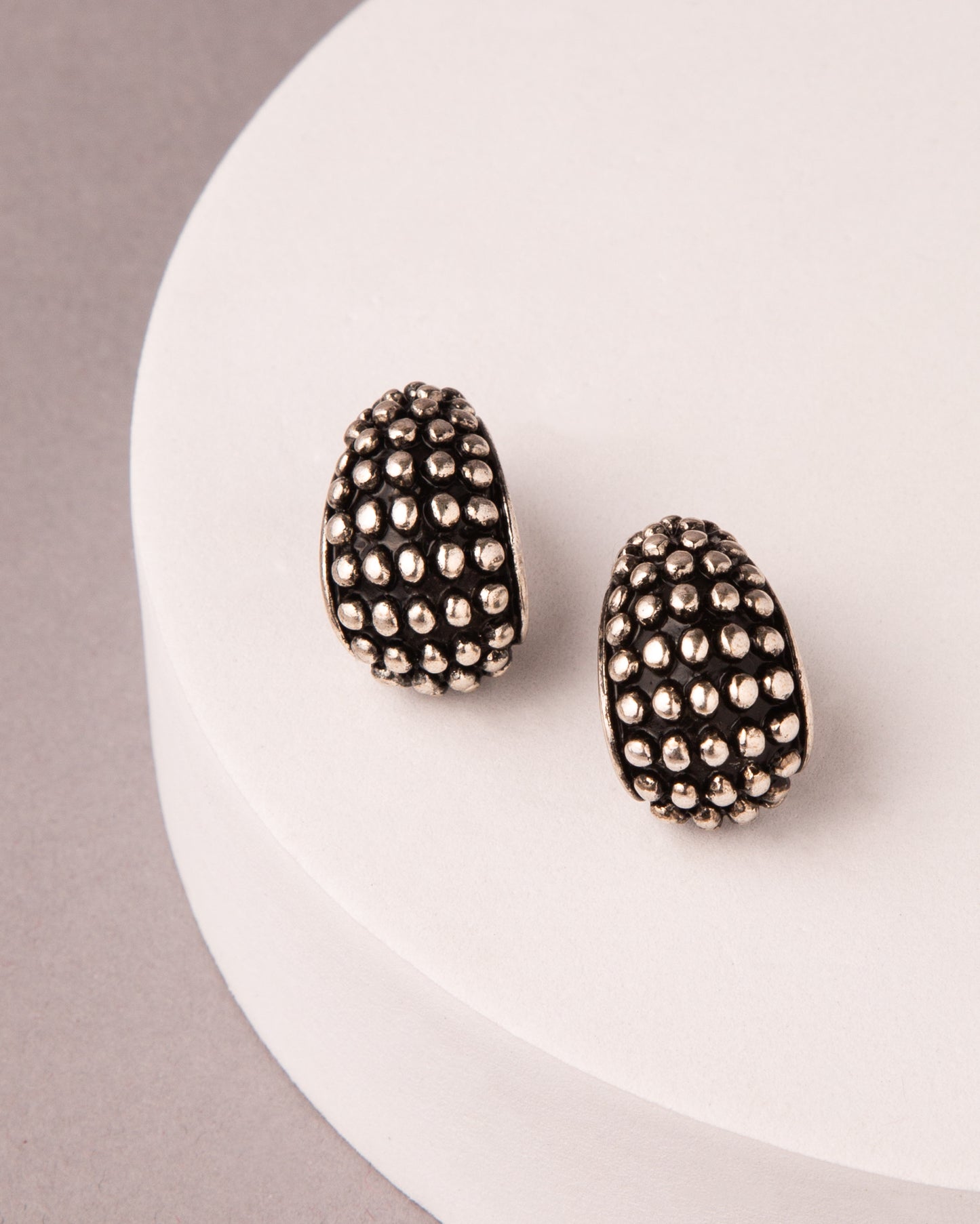 Kennedy Western Sculpted Bubble Hoop Earrings