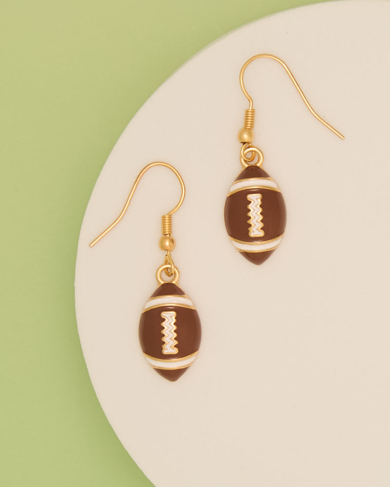 Kira Gameday Football, Soccer Ball, and Basketball Earrings
