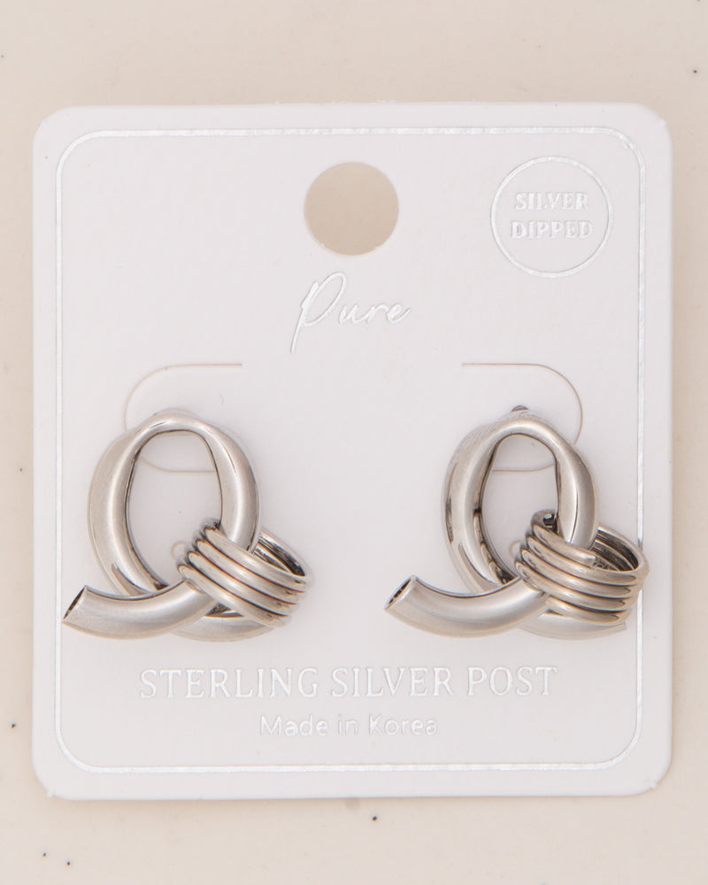 Eleanora Looped Doorknocker Post Earrings