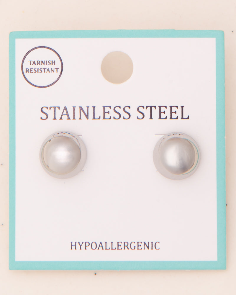 Anaiah Polished Sphere Stud Earrings