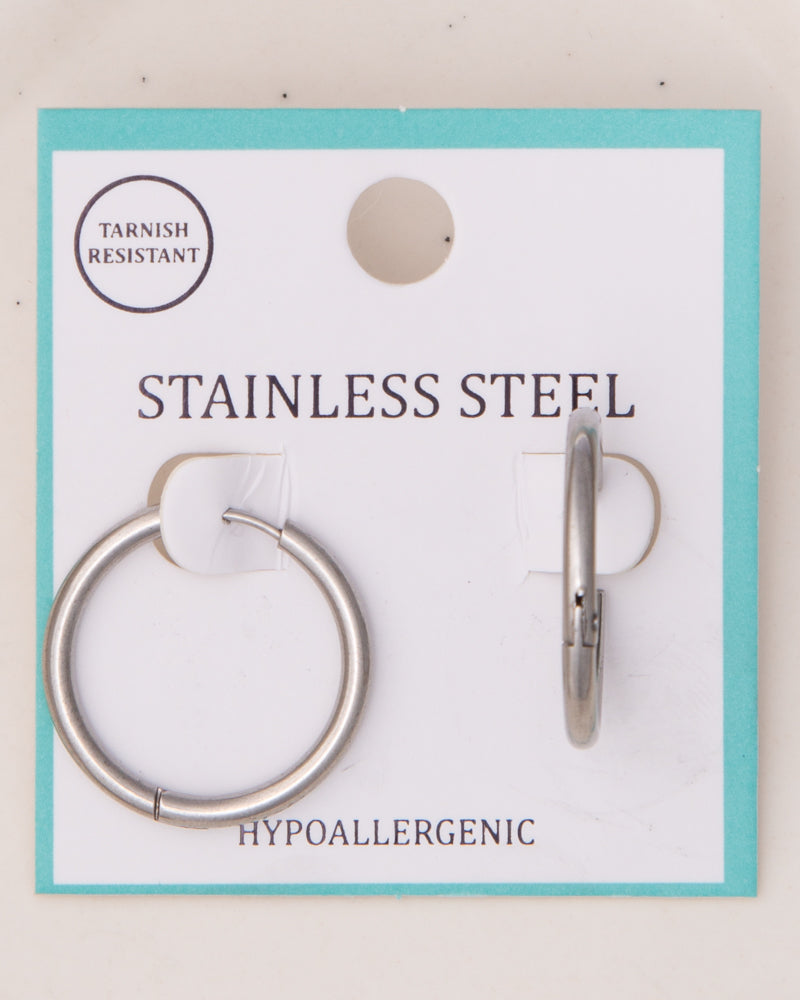 Mazie Click Top Huggie Hoop Earrings