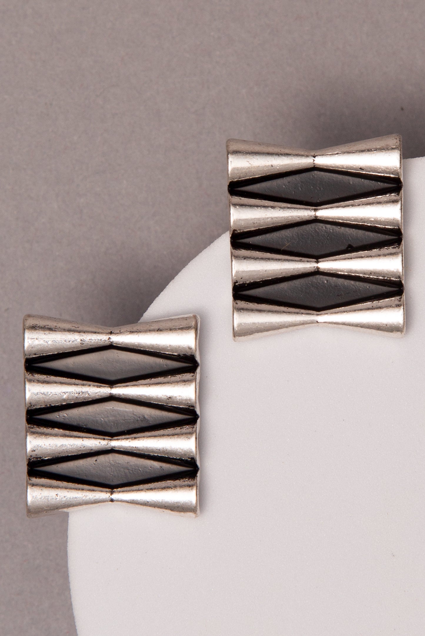 Hallie Western Geometric Shield Dangle Earrings
