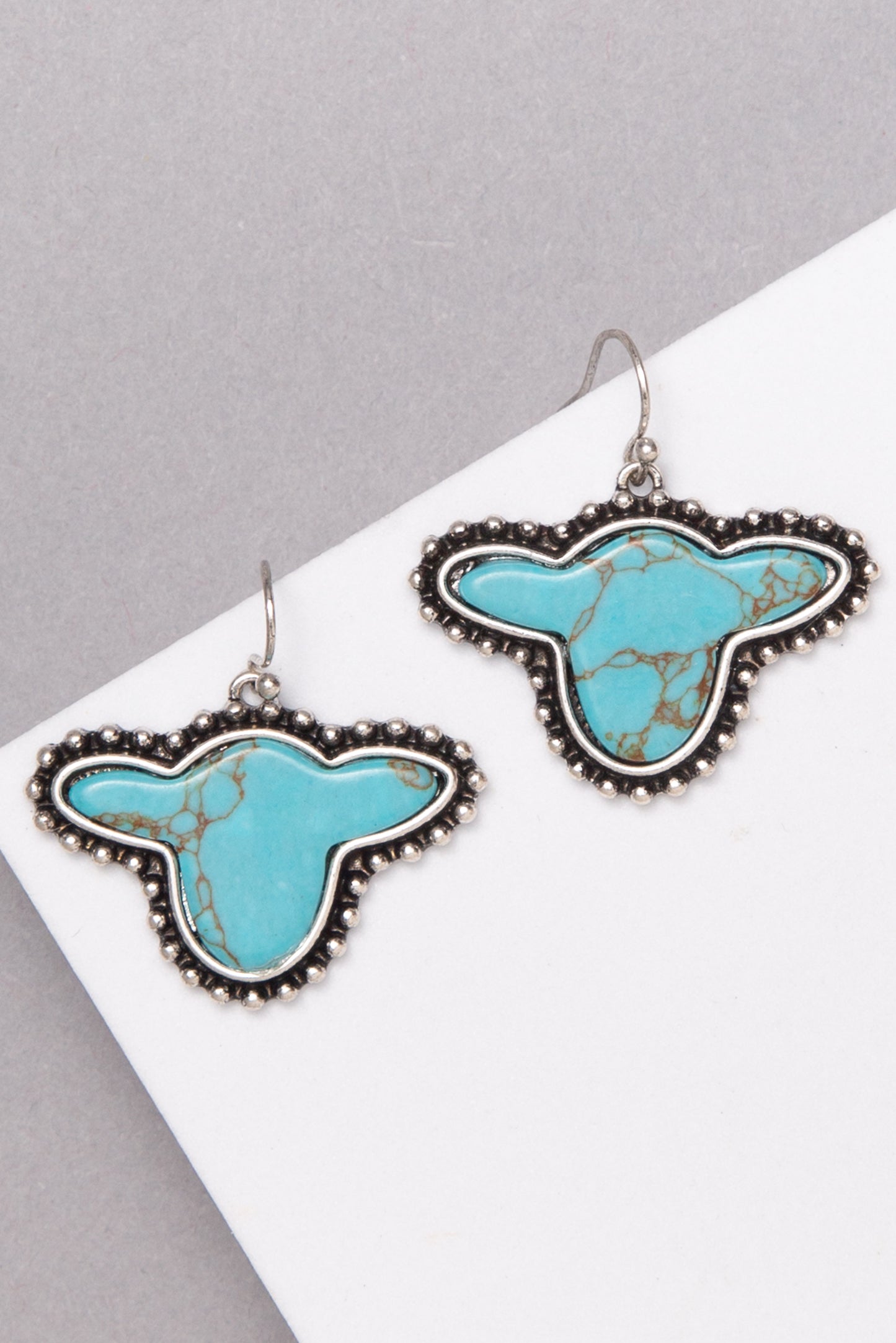 Charlotte Western Cow Head Earrings