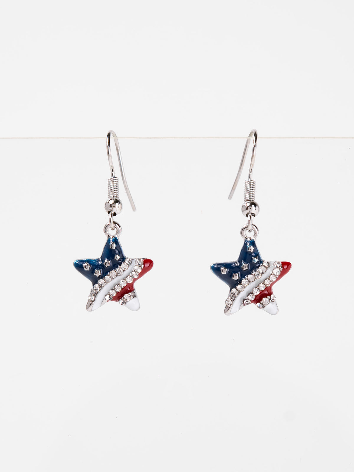 Raylyn Patriotic Studded Earrings | Star