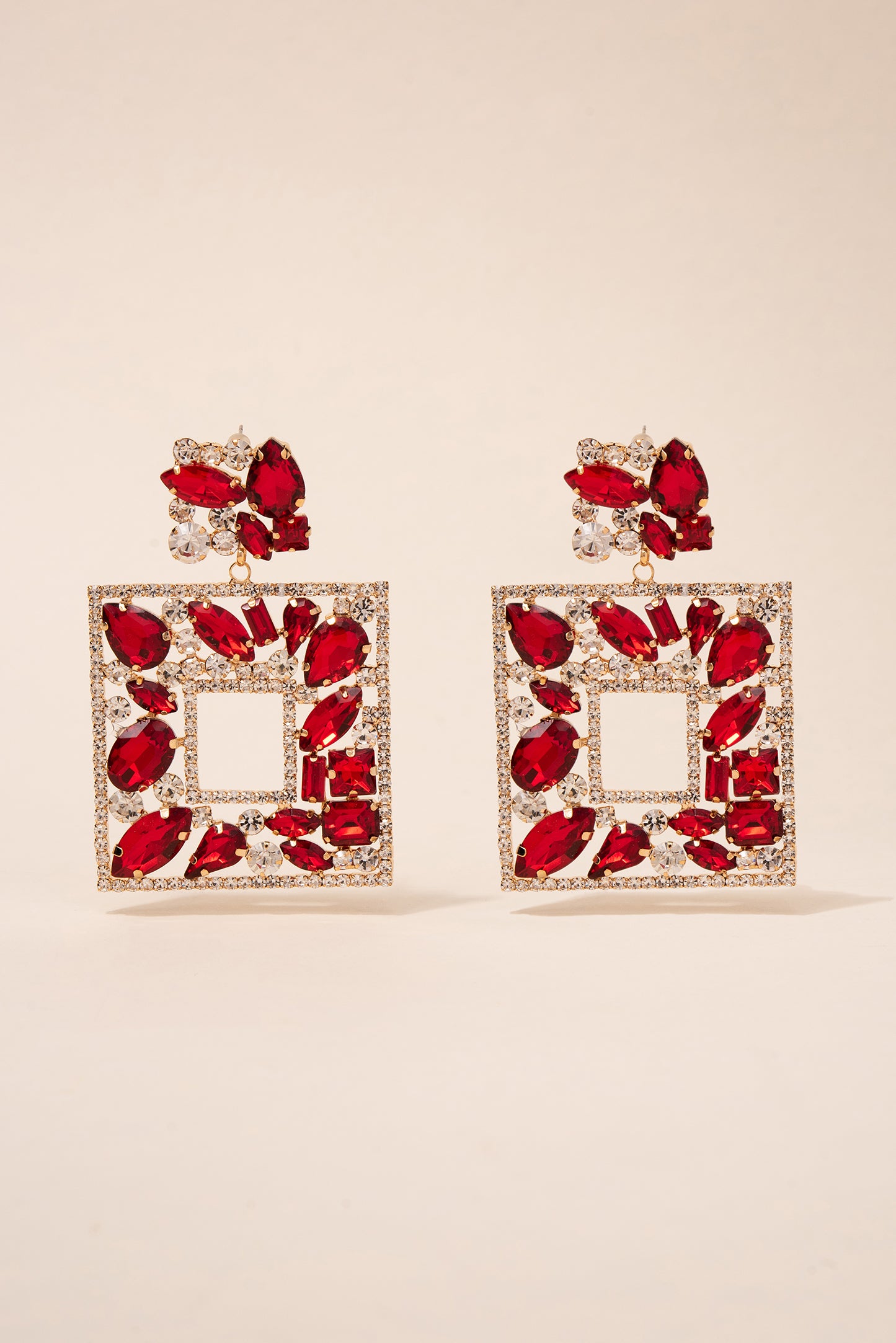 Cora Glass Statement Post Earrings