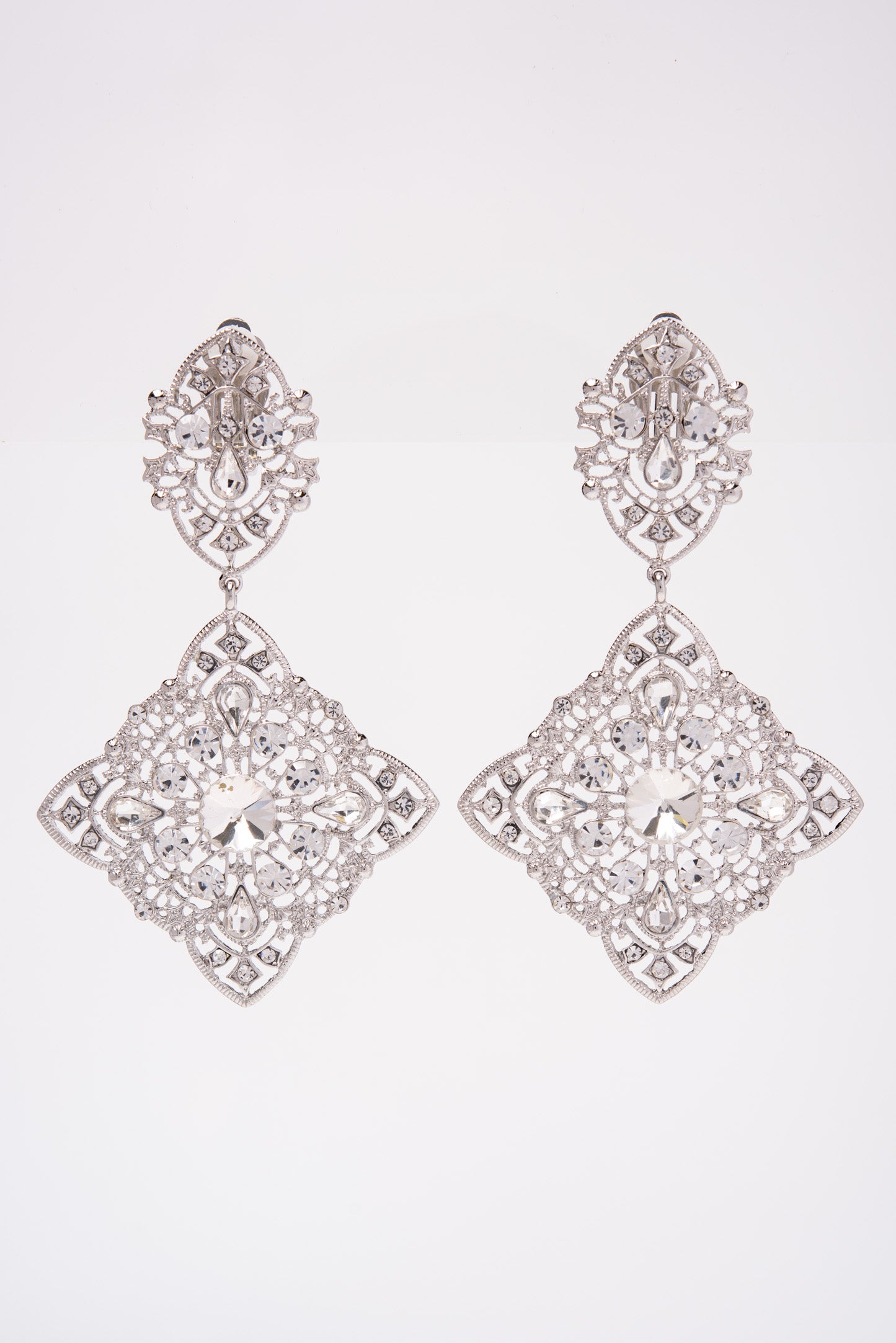 Athena Crystal Dangle Earrings