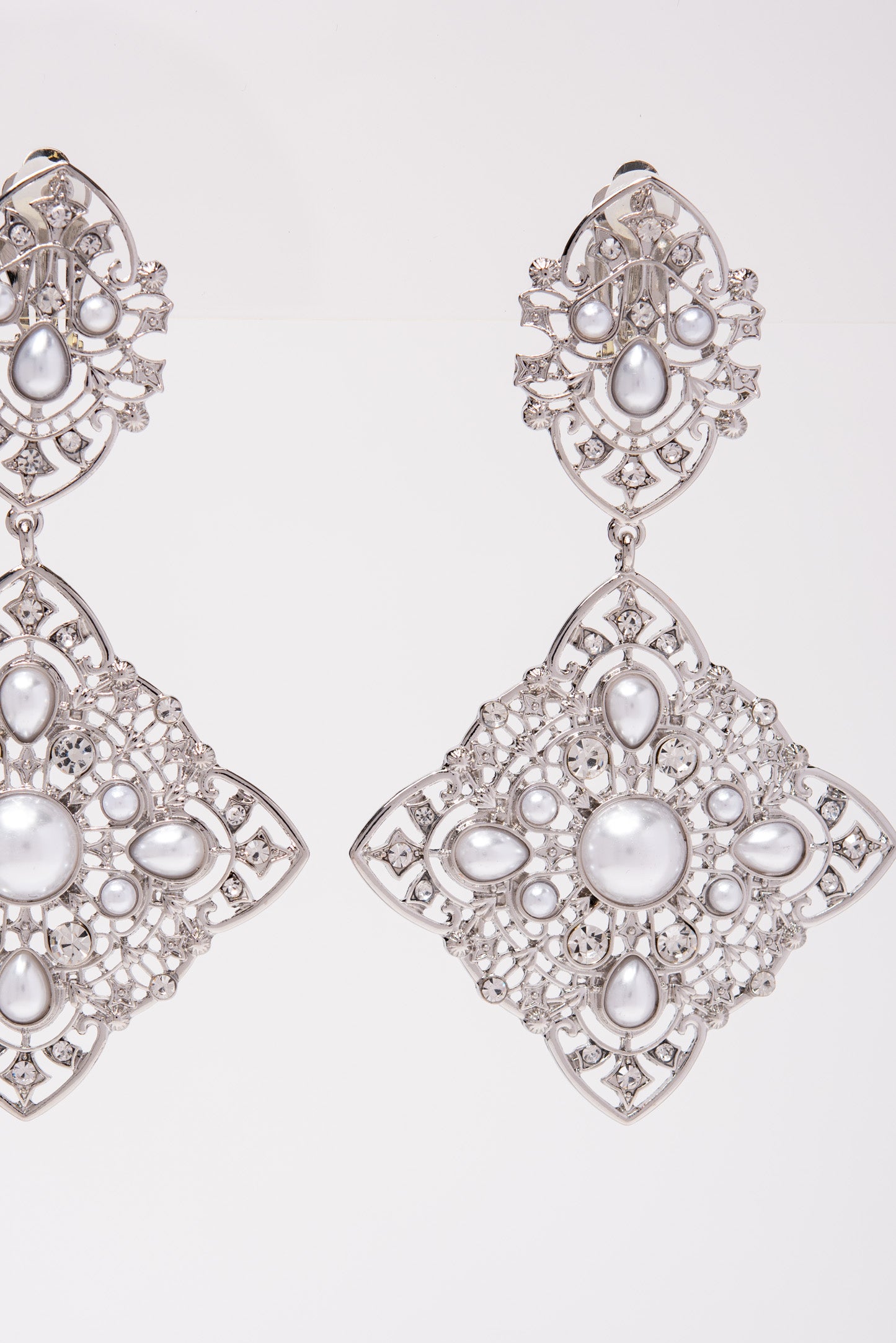 Athena Crystal Dangle Earrings