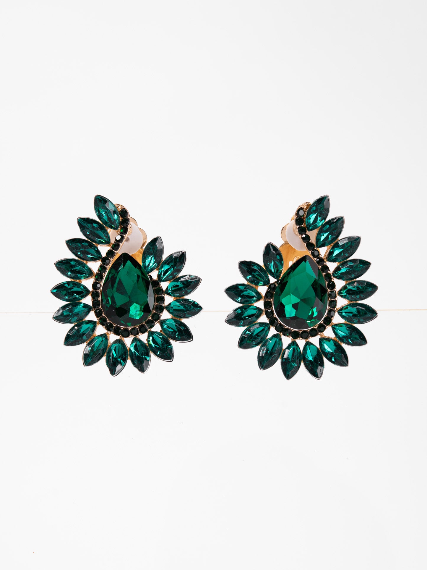 Delany Statement Spider Clip-On Earrings