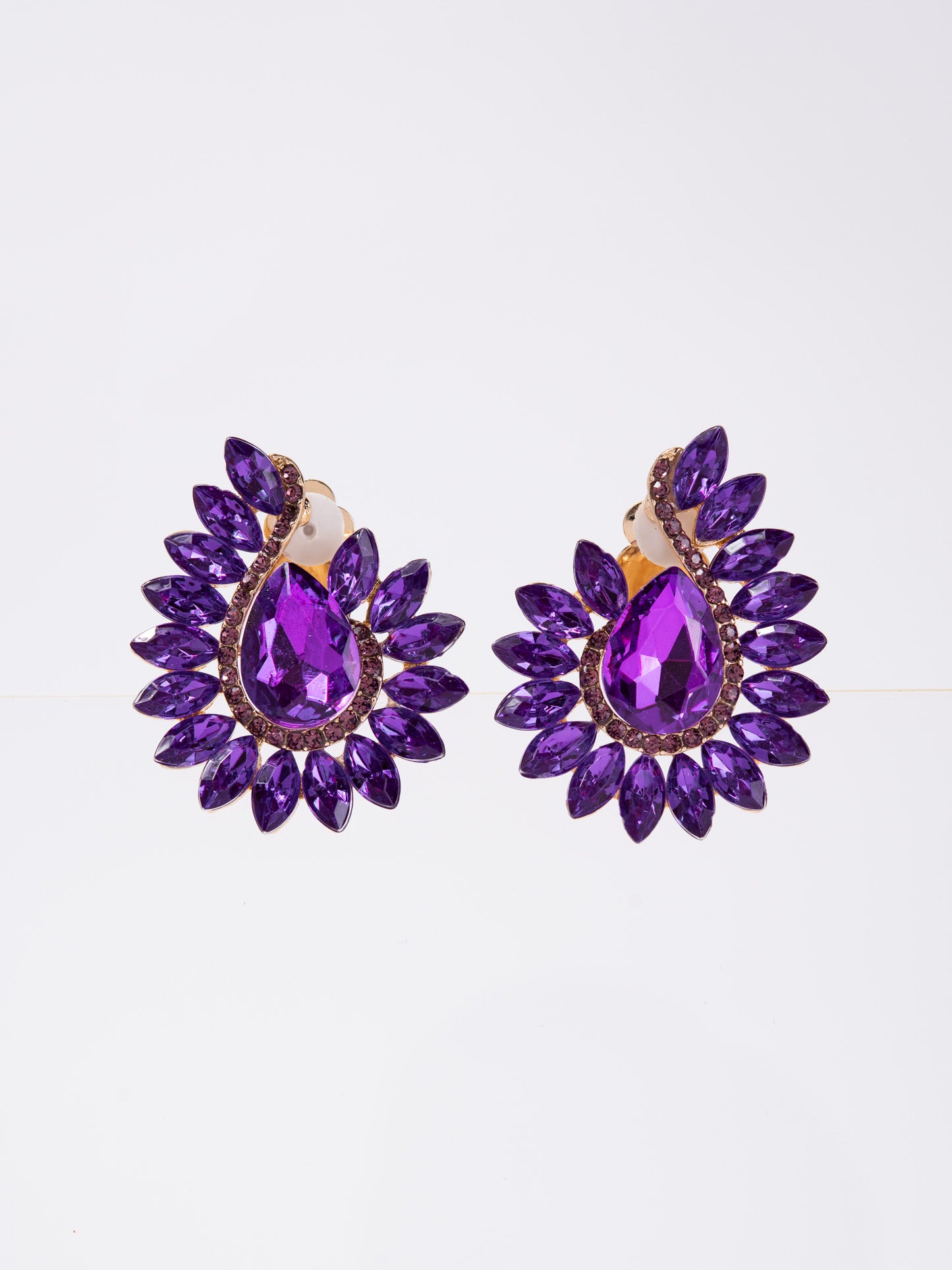 Delany Statement Spider Clip-On Earrings