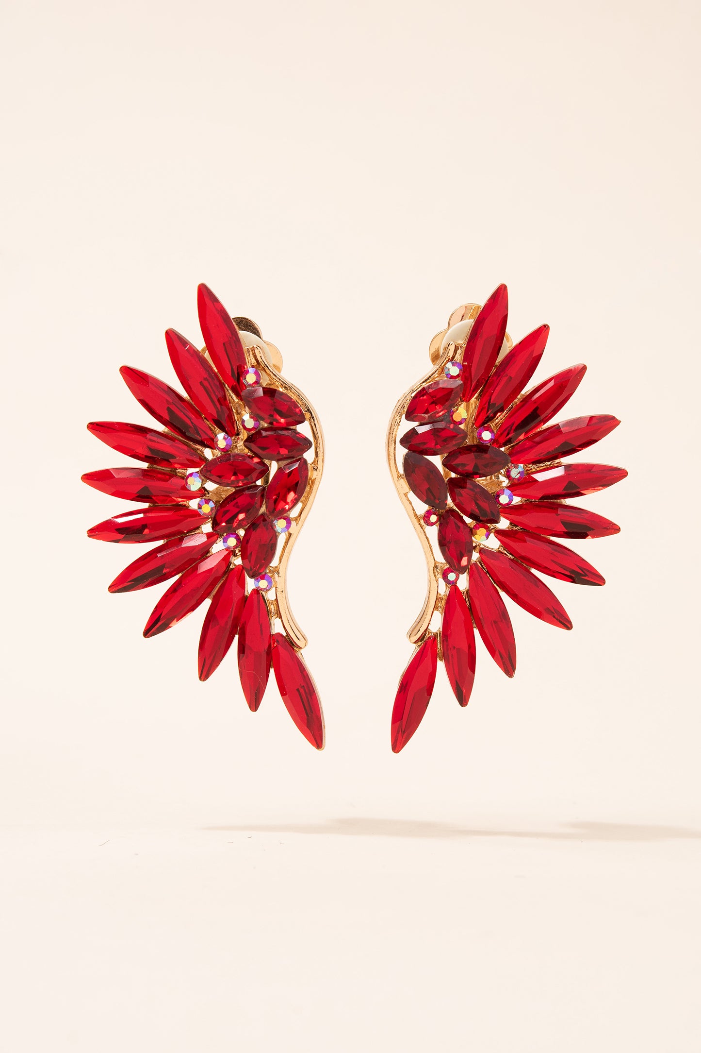 Hannah Angel Wings Clip-on Earrings