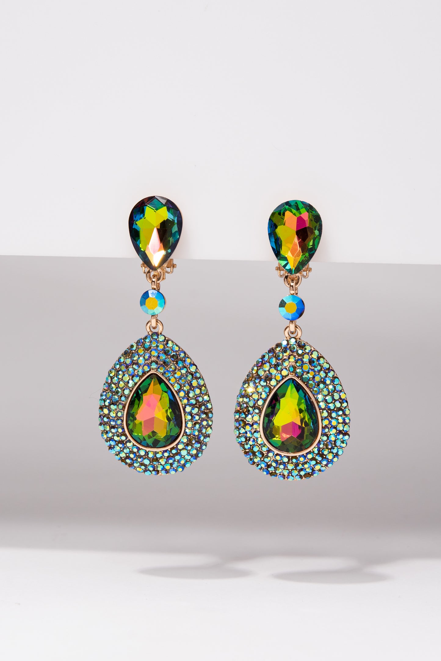 Adalira Rhinestone Clip-on Earrings