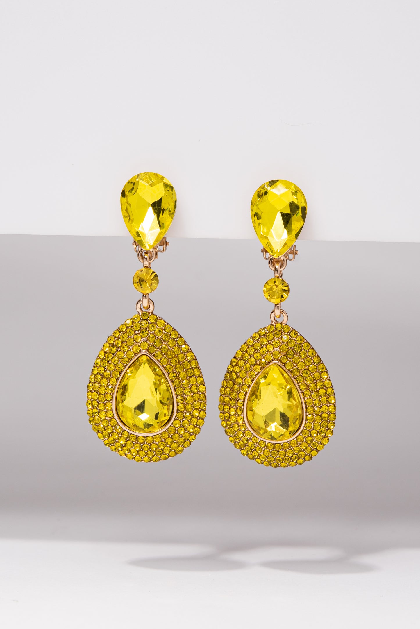 Adalira Rhinestone Clip-on Earrings