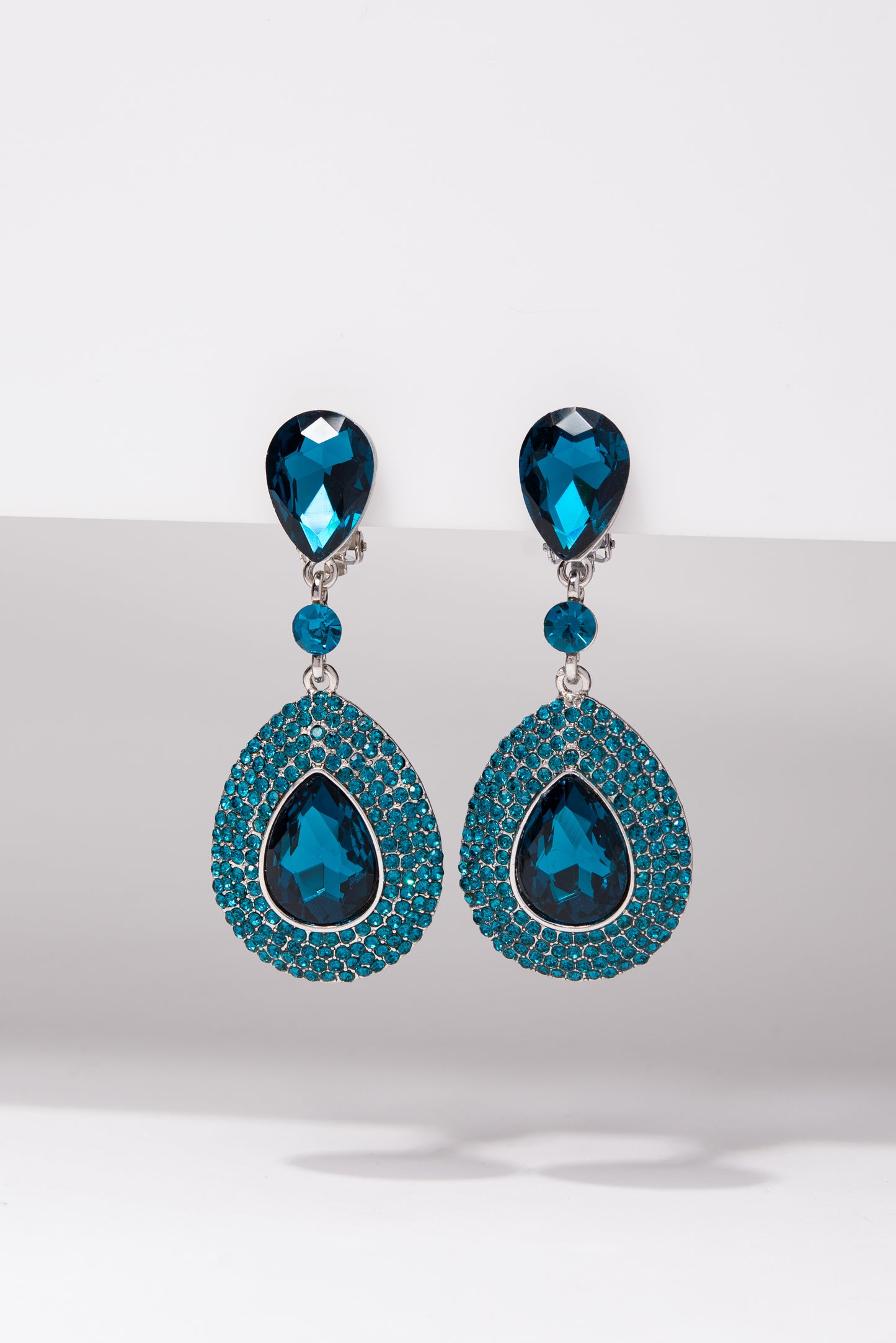 Adalira Rhinestone Clip-on Earrings