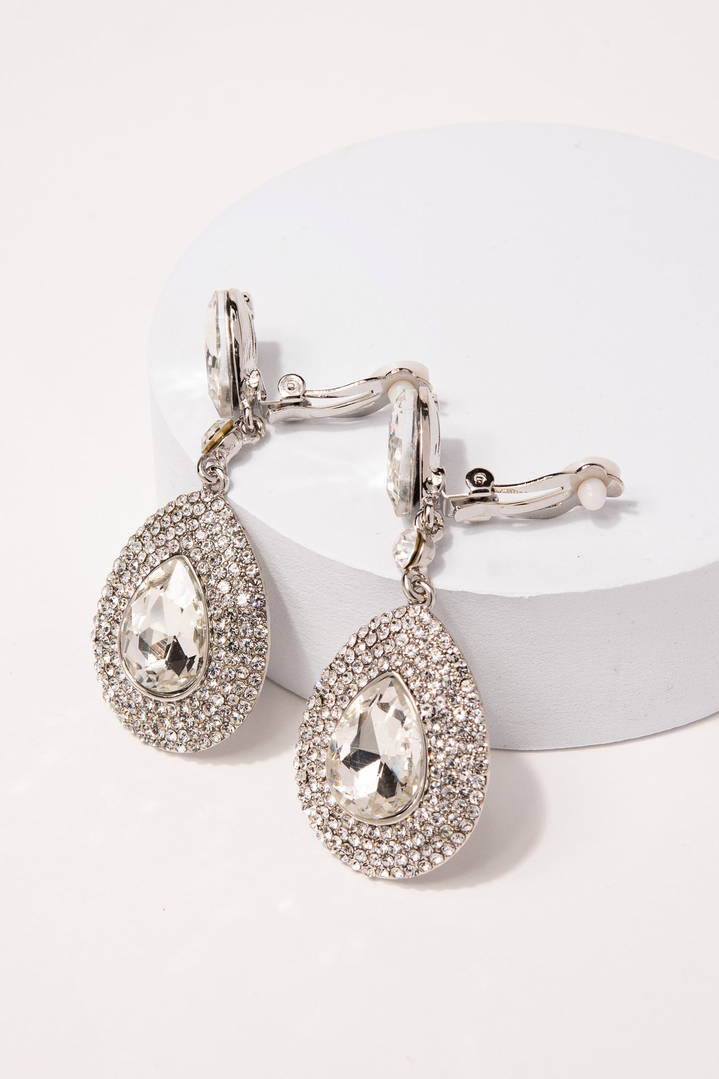 Adalira Rhinestone Clip-on Earrings