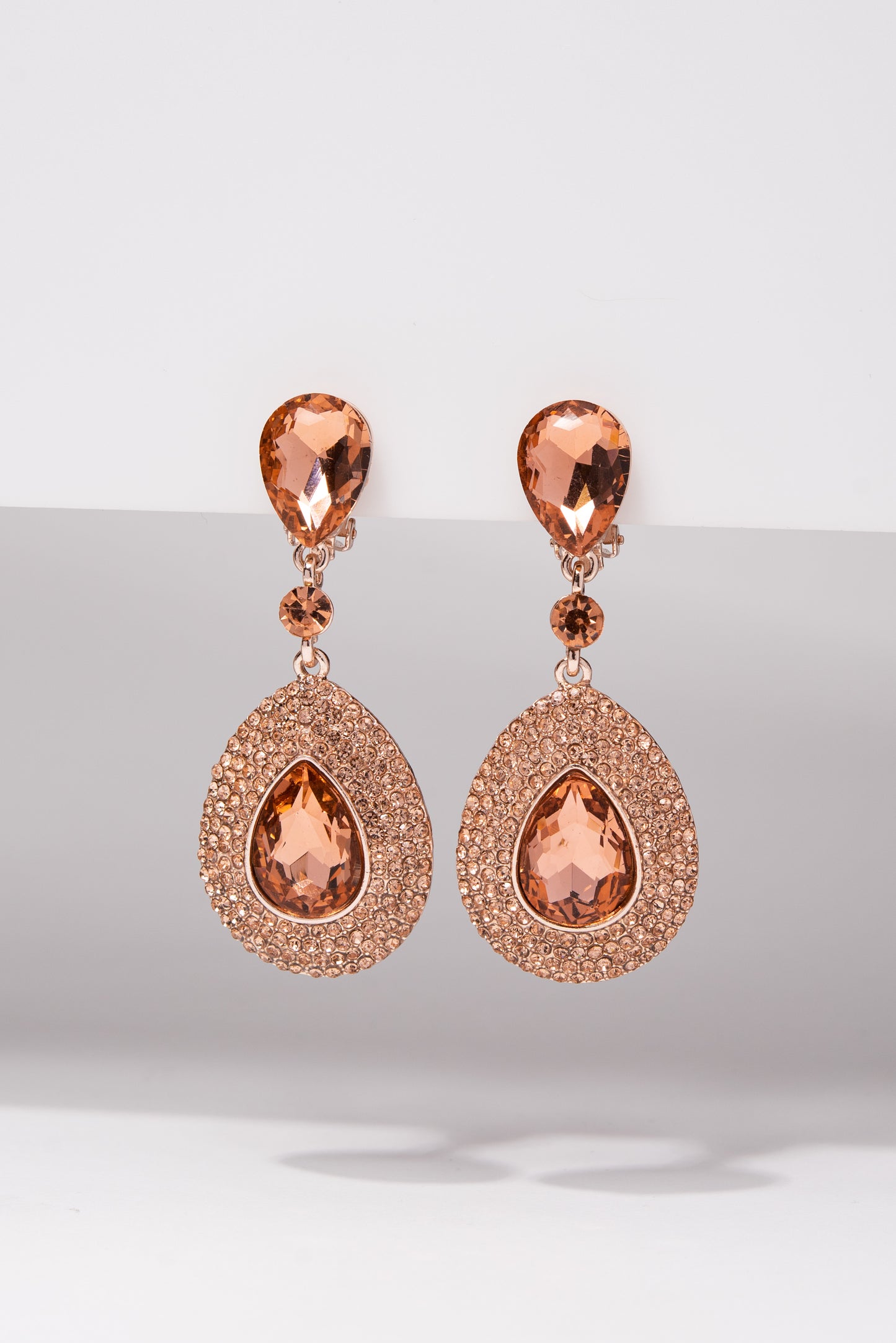 Adalira Rhinestone Clip-on Earrings