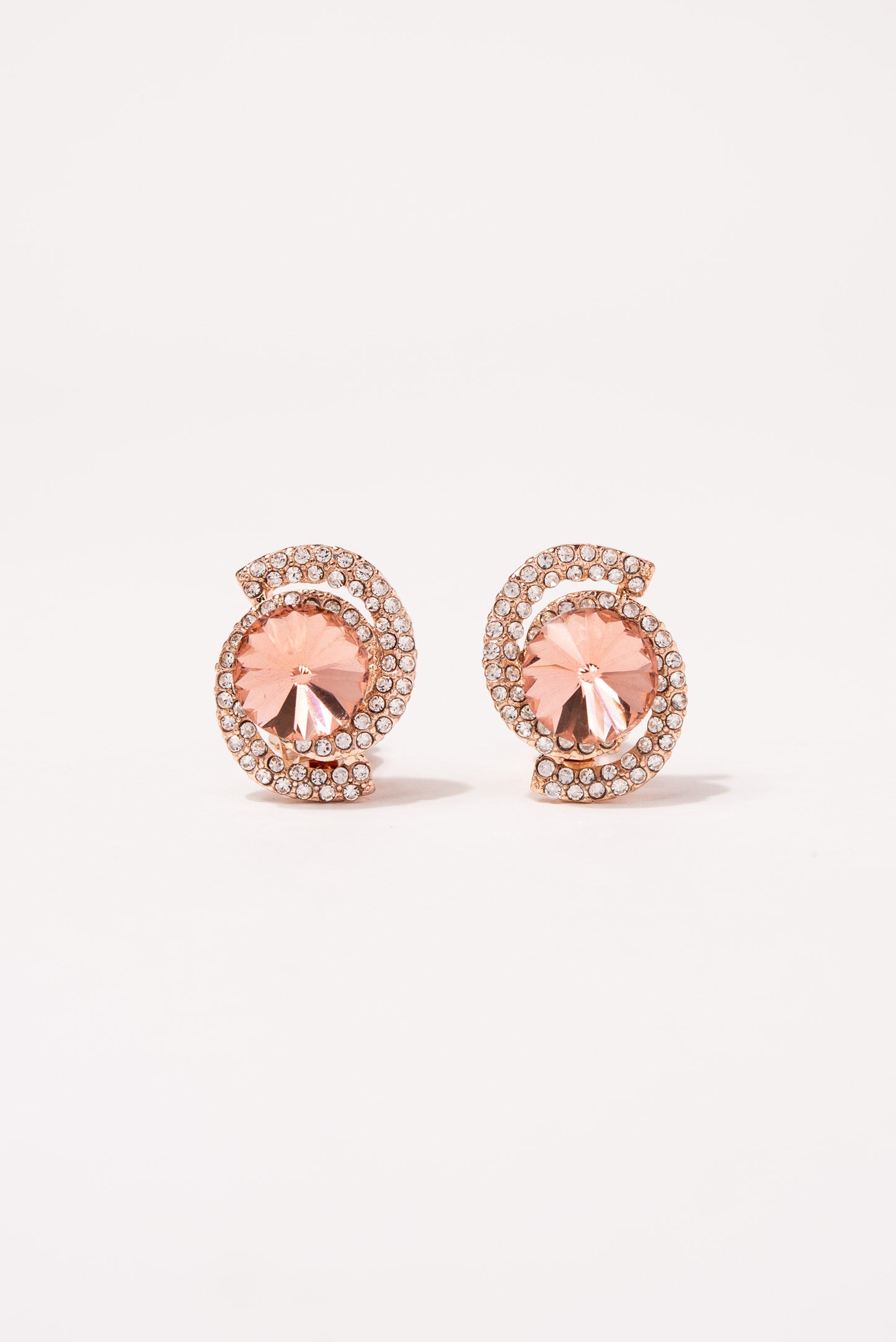 Isabella Orbit Halo Stud Clip-On Earrings