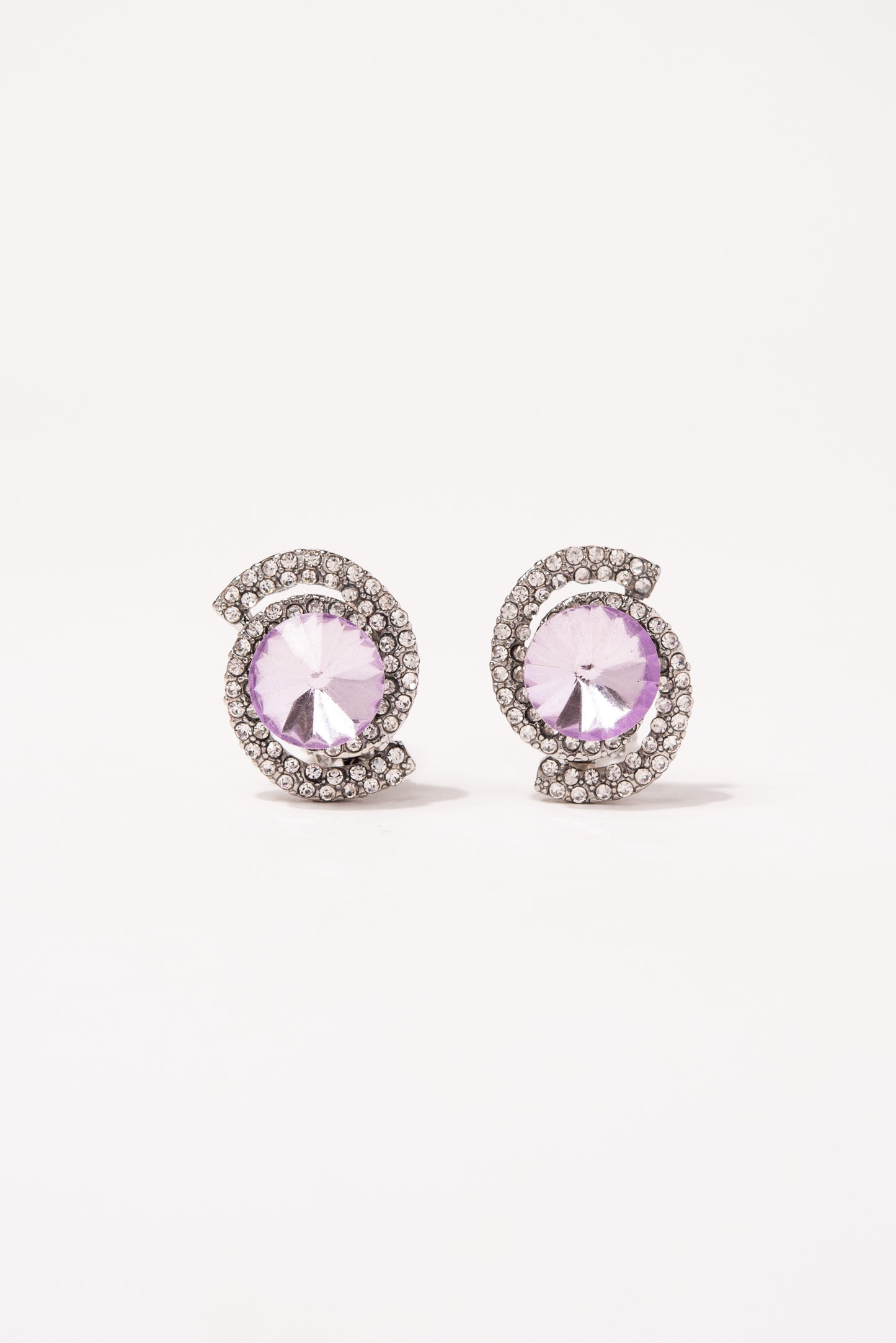 Isabella Orbit Halo Stud Clip-On Earrings