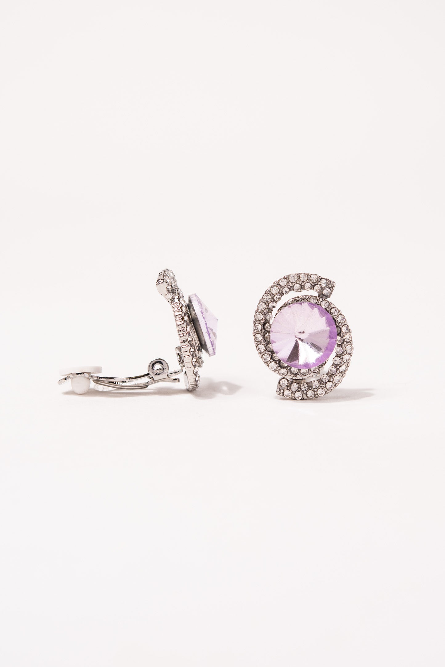 Isabella Orbit Halo Stud Clip-On Earrings