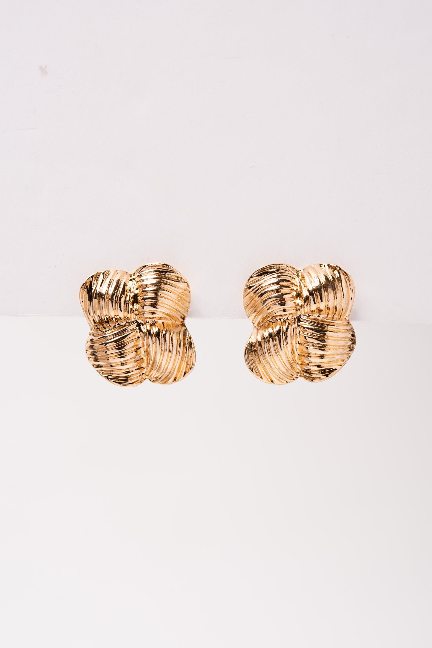 Charlotte Knot Clip-on Earrings