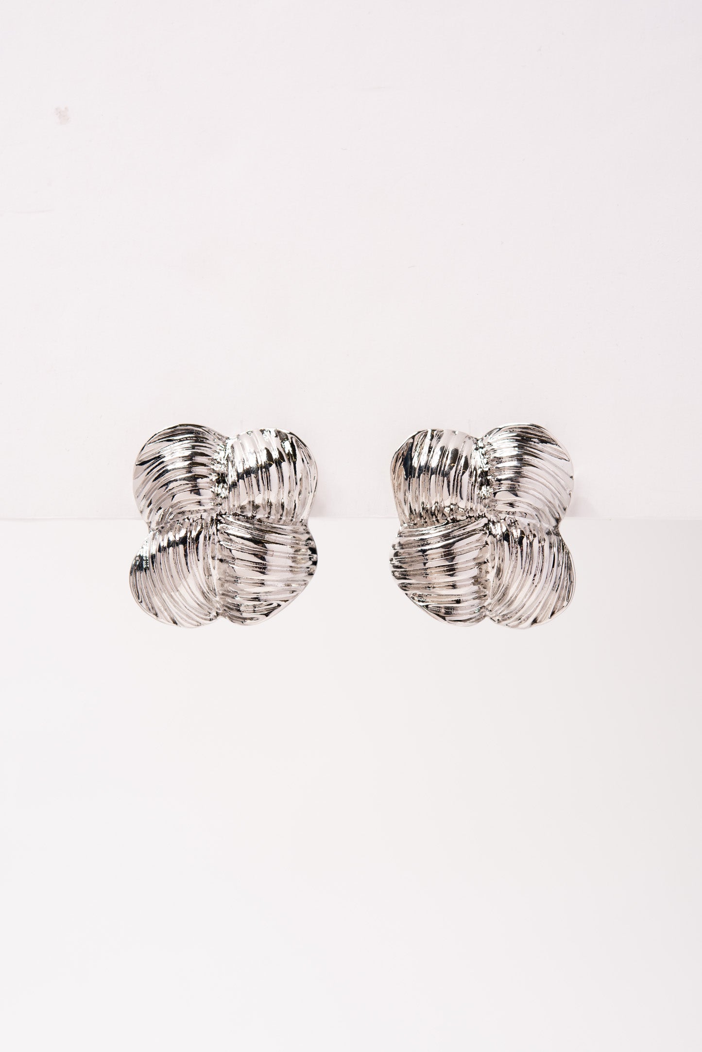 Charlotte Knot Clip-on Earrings