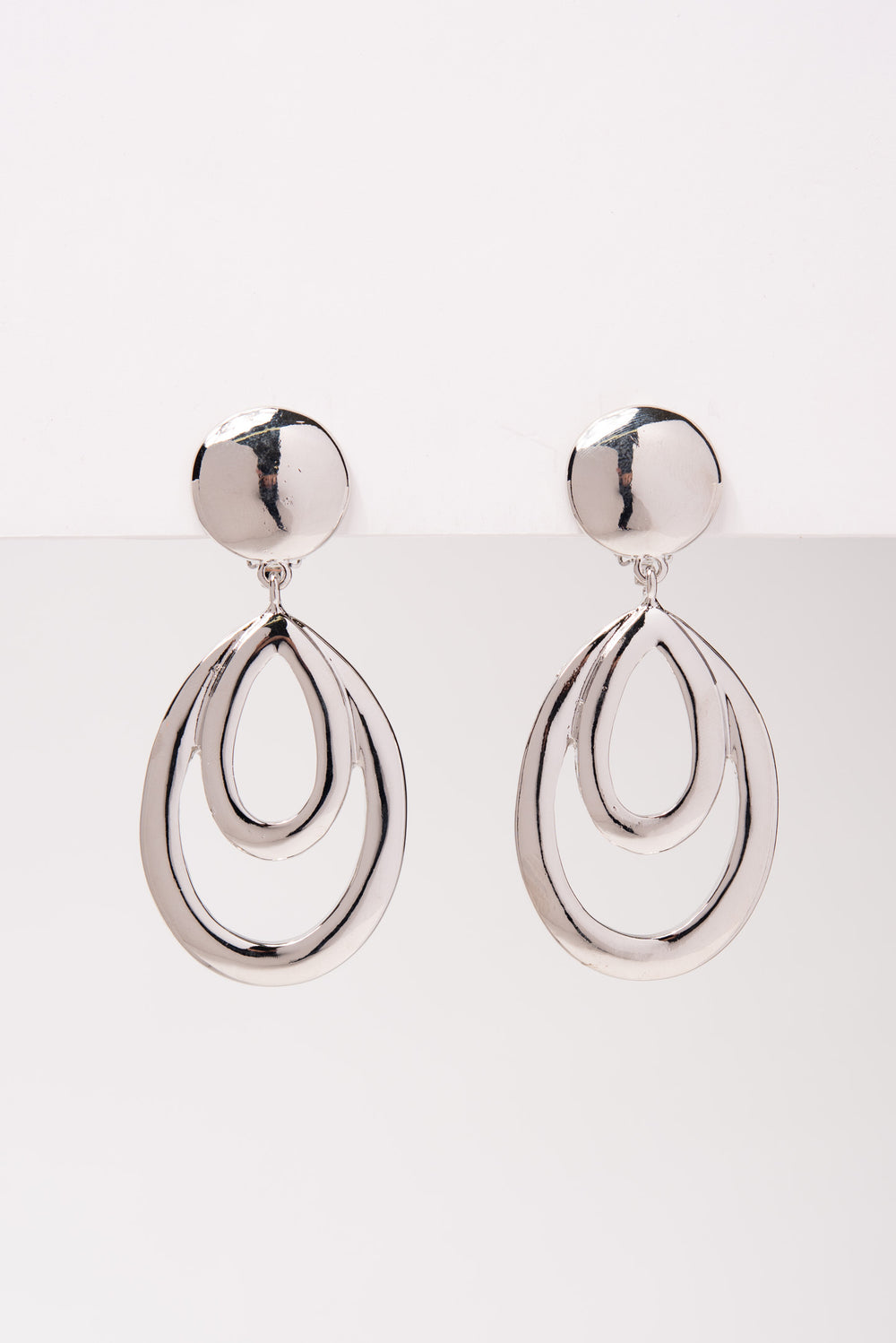 Ellie Tear Drop Clip-On Earrings