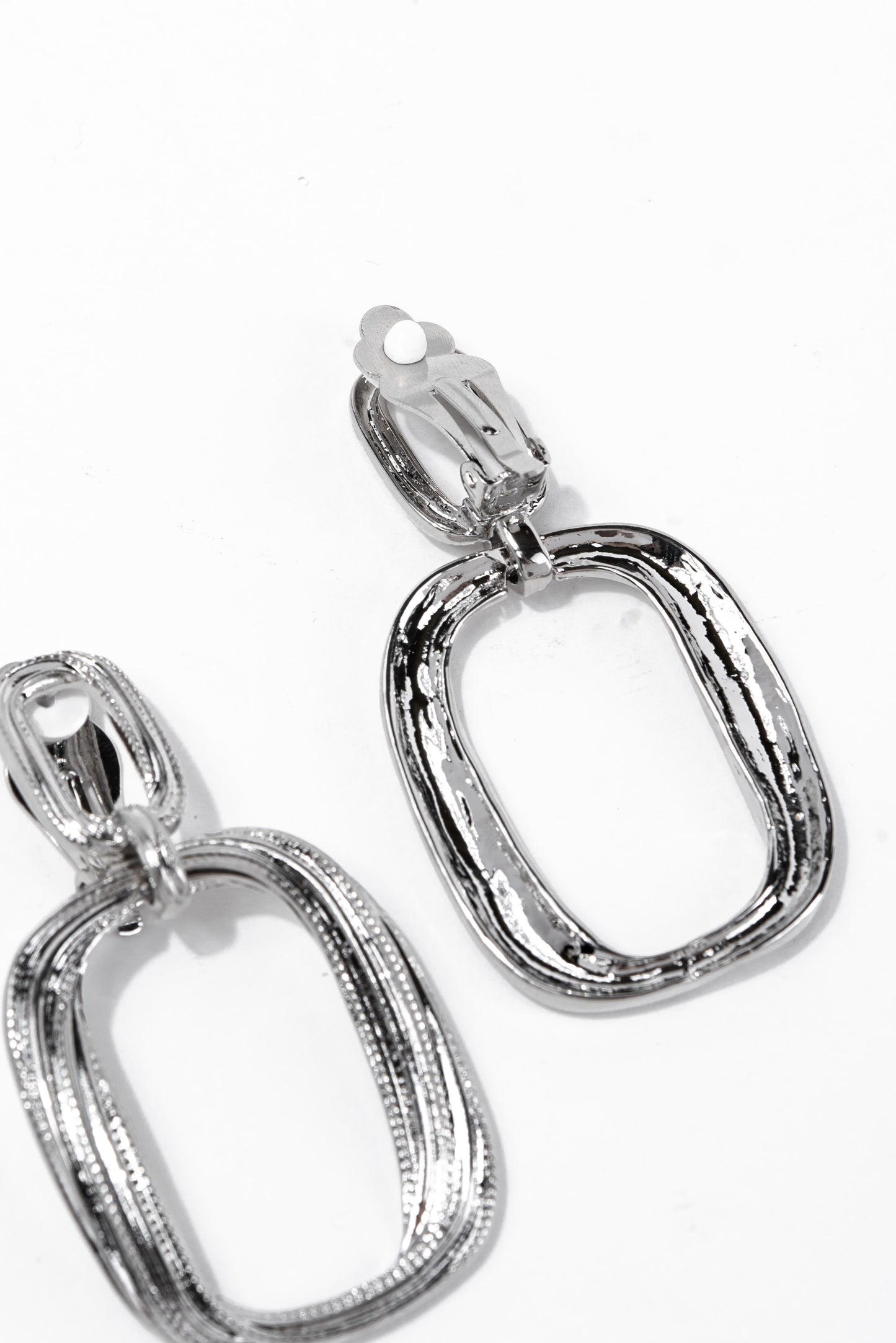 Daniela Rope Textured Dangle Clip-On Earrings