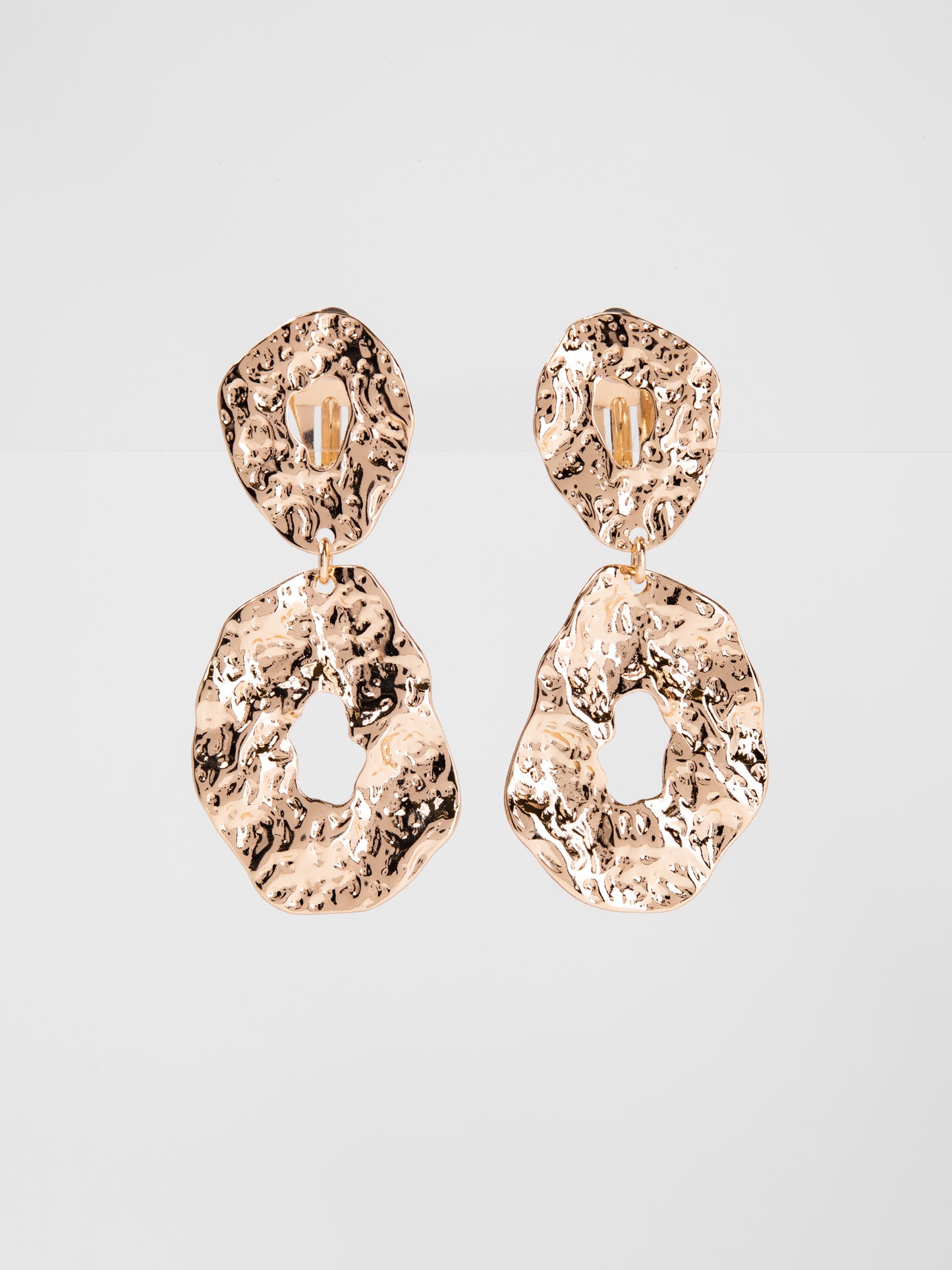 Amaya Metal Clip-On Earrings