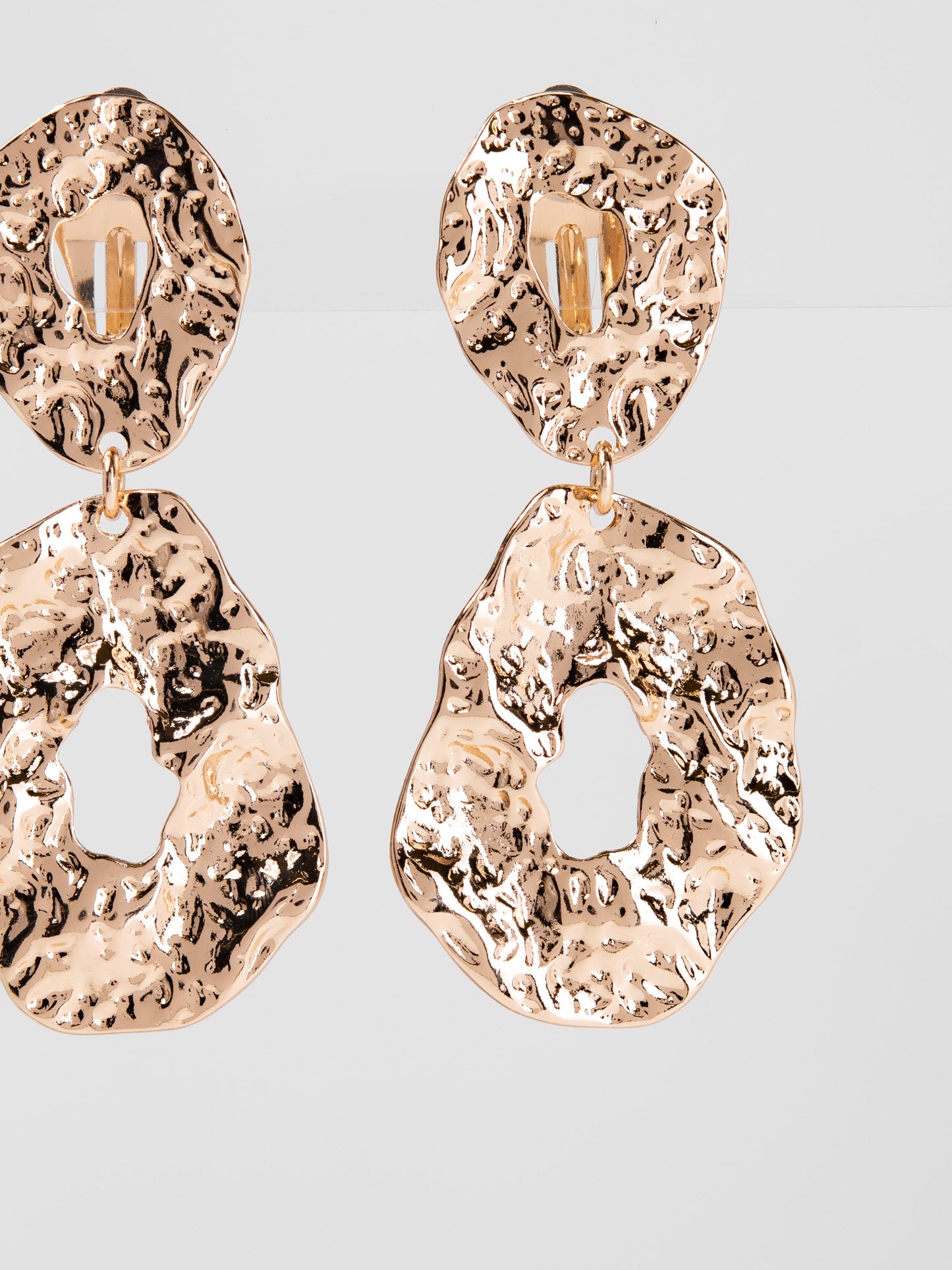 Amaya Metal Clip-On Earrings