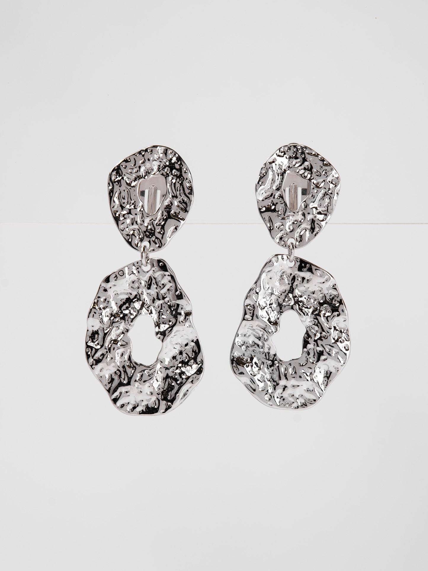 Amaya Metal Clip-On Earrings