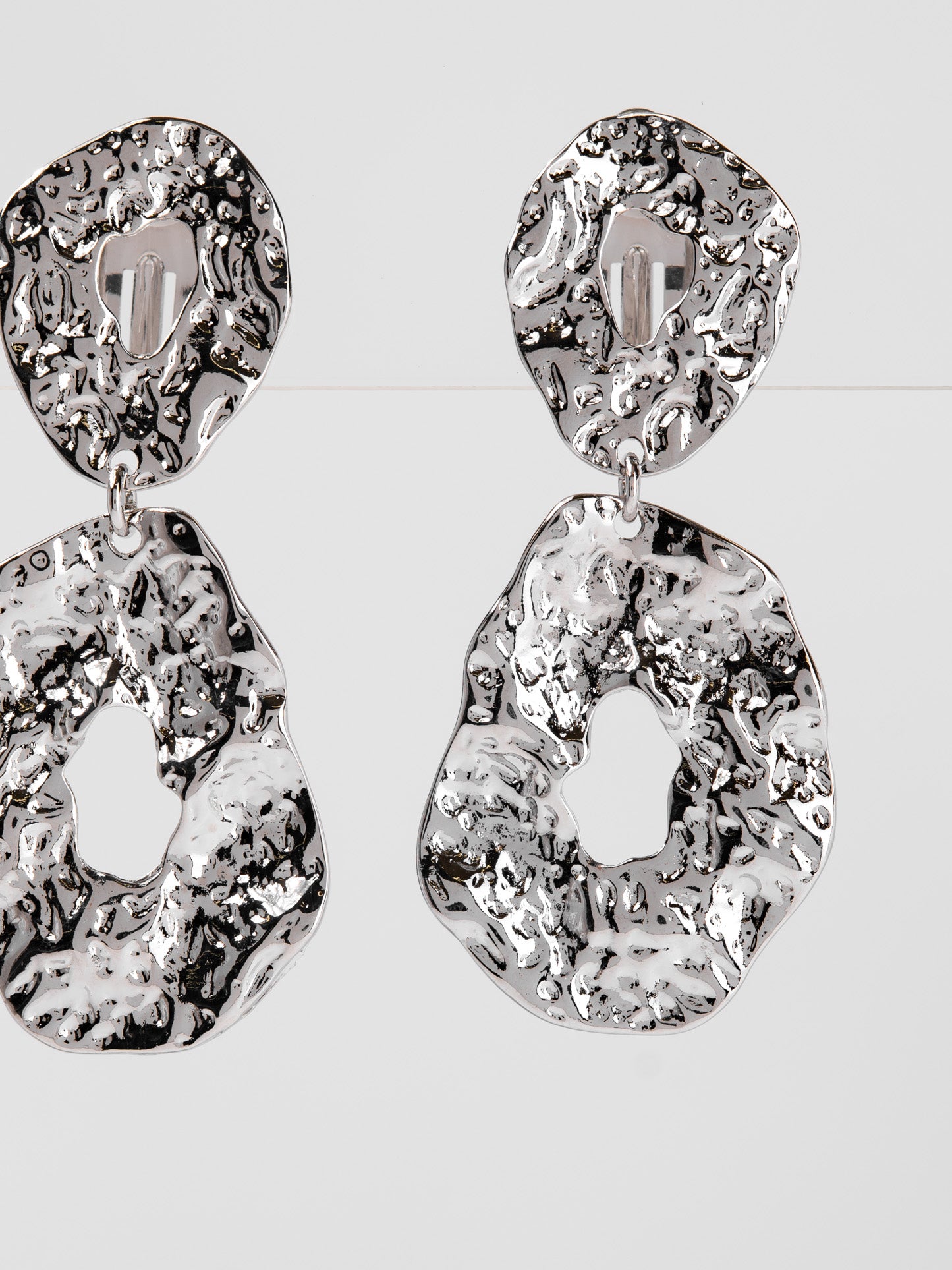 Amaya Metal Clip-On Earrings