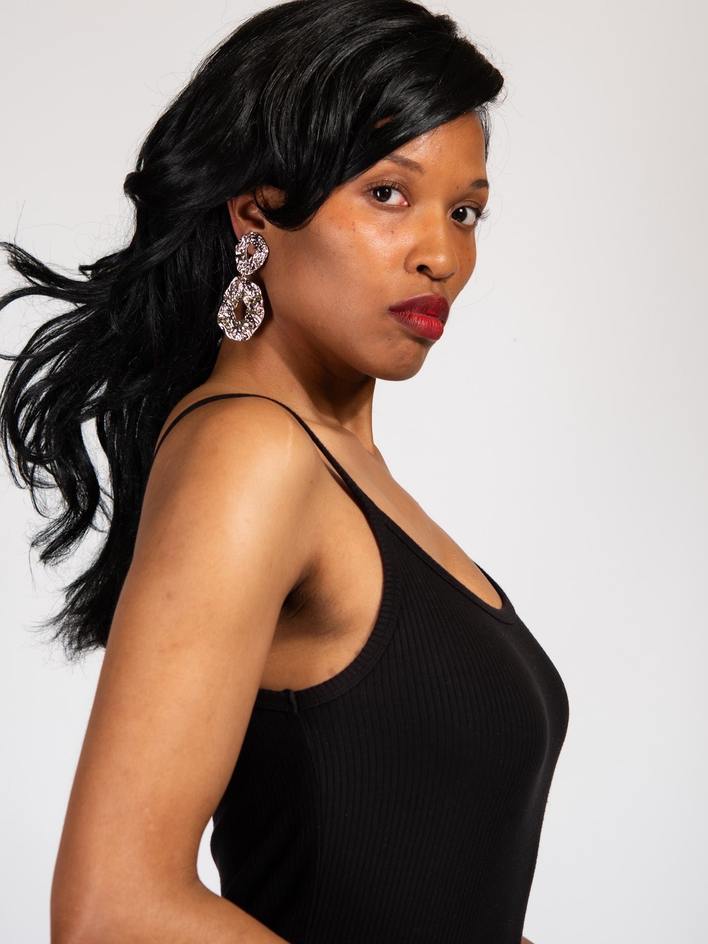 Amaya Metal Clip-On Earrings