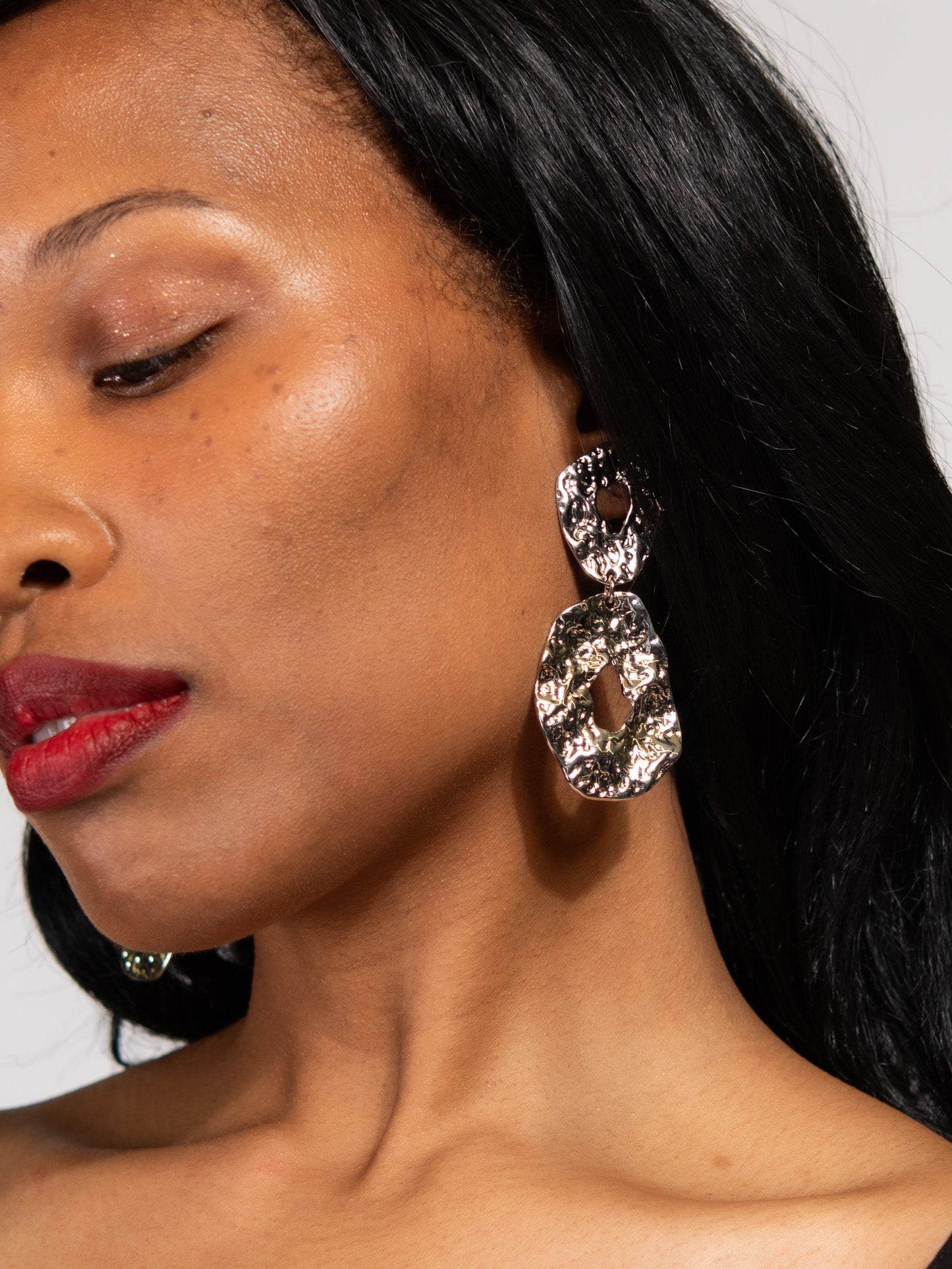Amaya Metal Clip-On Earrings