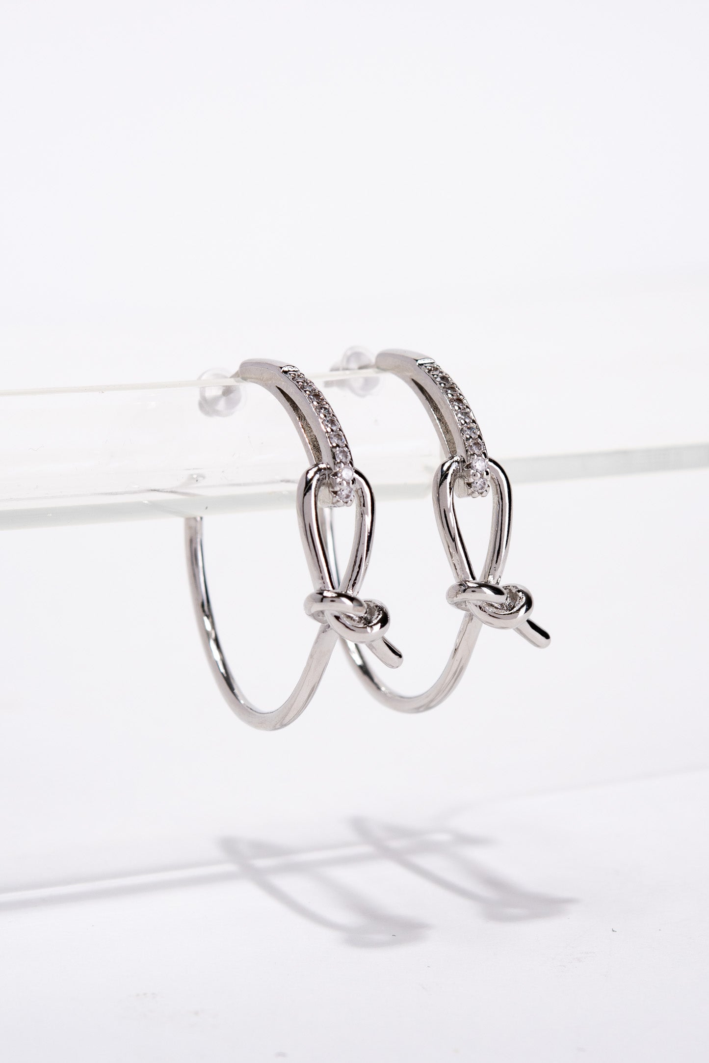 Alice Knot Hoop Earrings