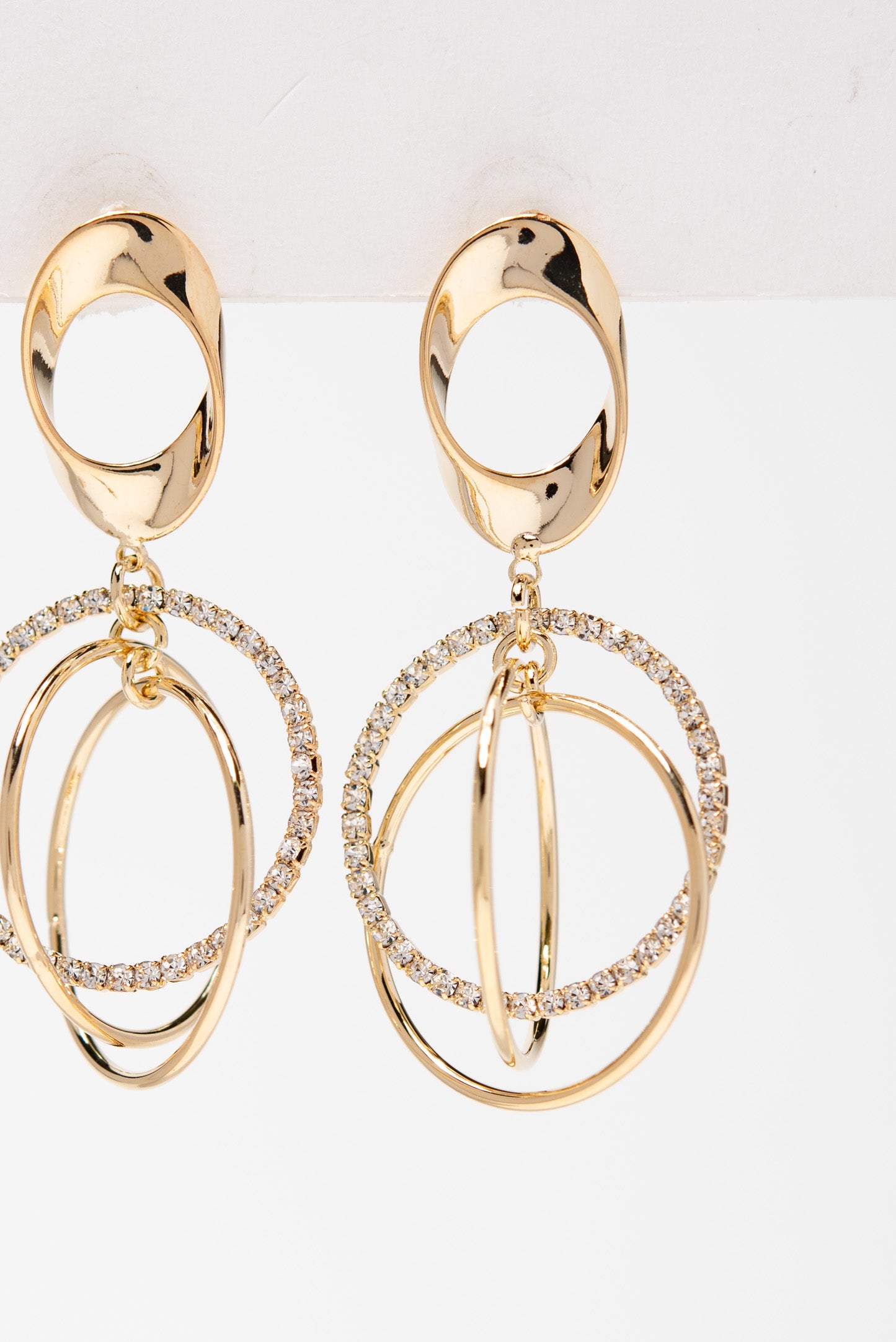 Clementine Stone & Hoop Earrings