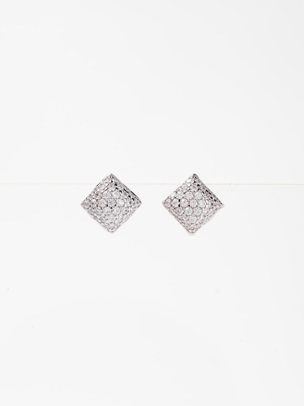 Myra Gold Plated Stud CZ Earrings