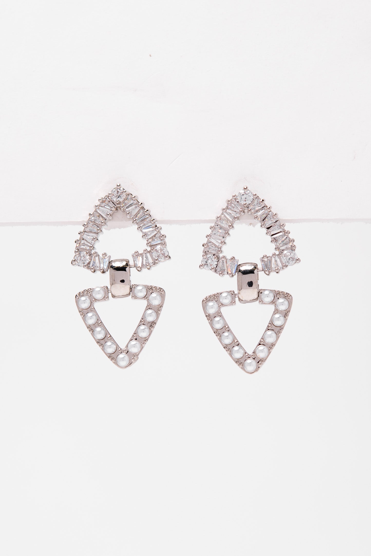 Willow CZ & Pearl Earrings