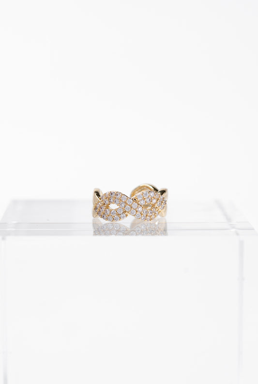 Lori CZ Wrap Cuff Earring | Gold