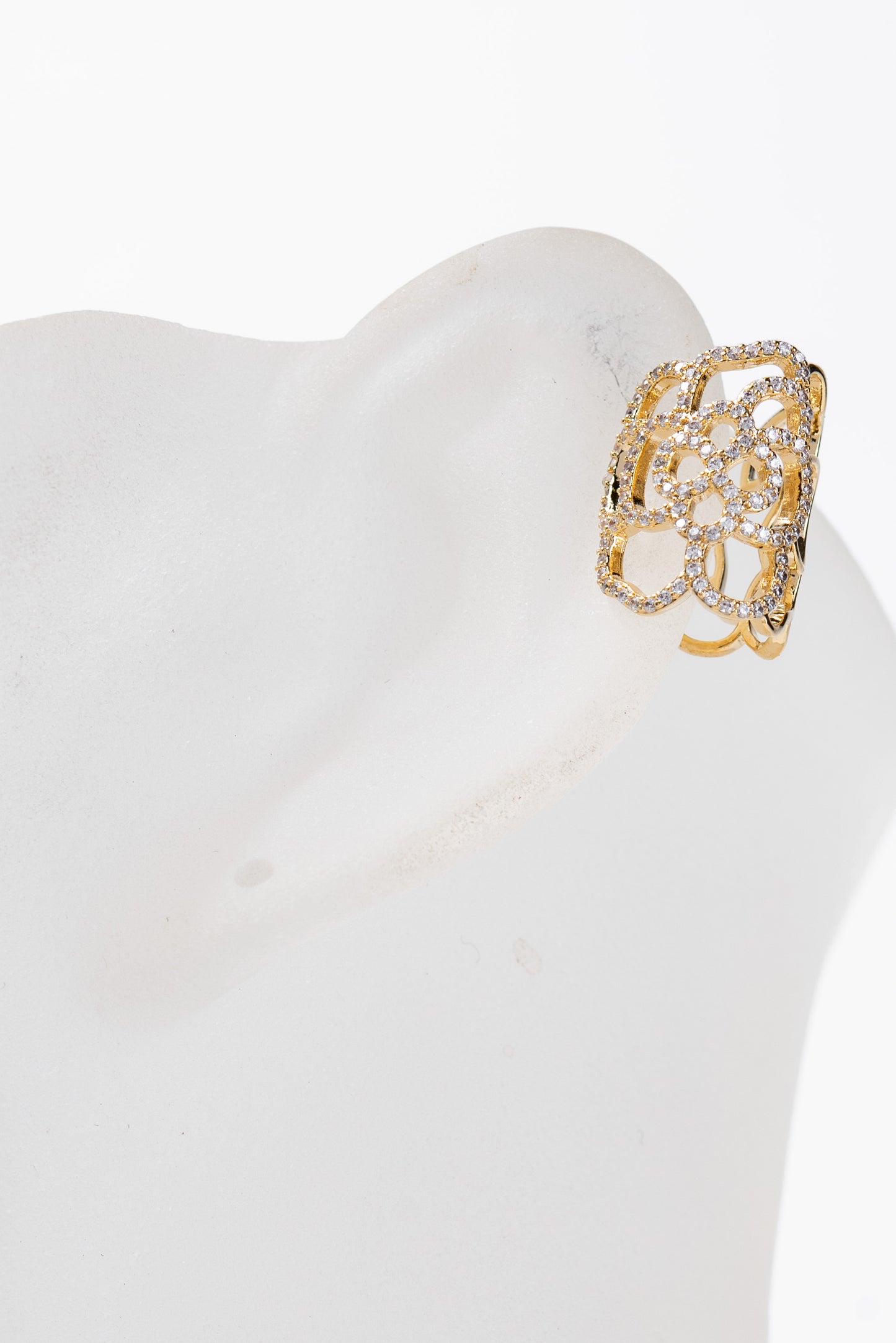 Kehlani Floral CZ Cuff Earring