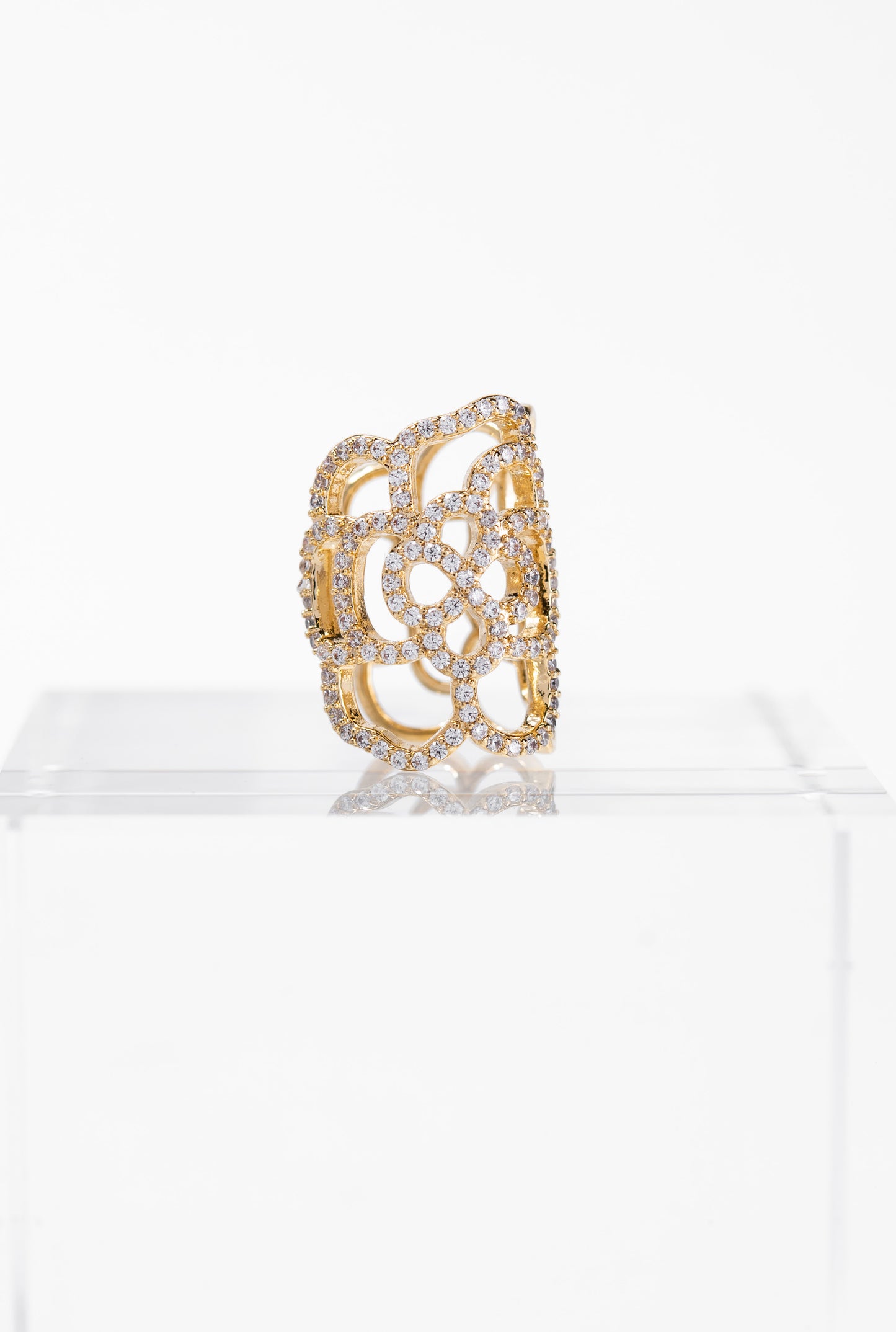 Kehlani Floral CZ Cuff Earring