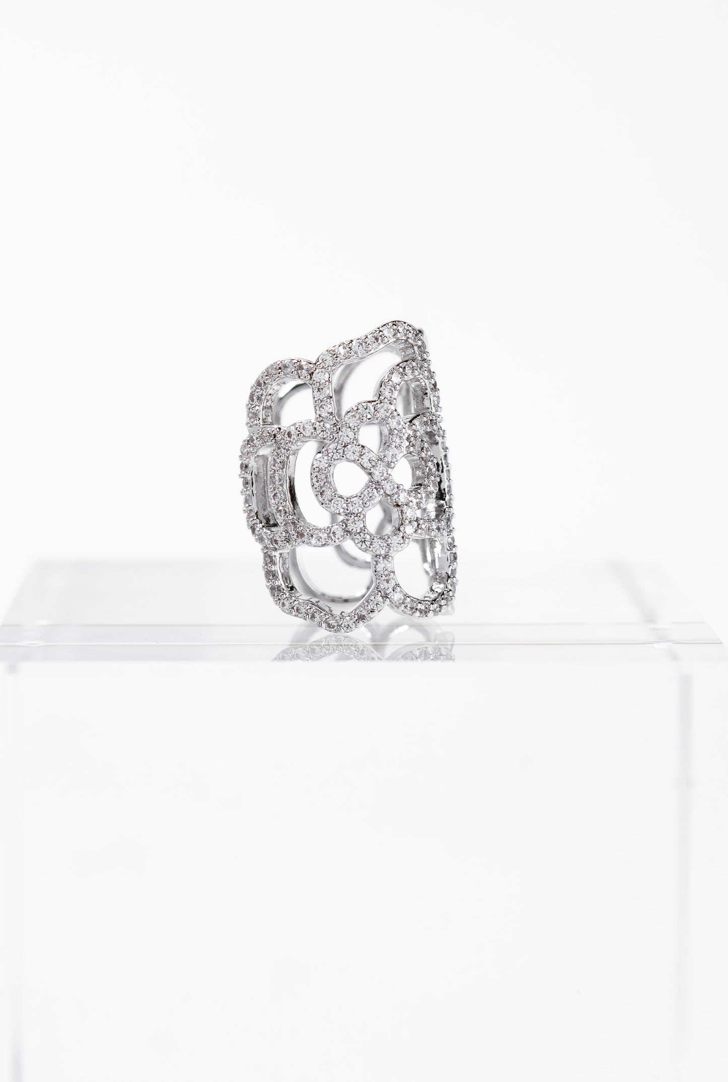 Kehlani Floral CZ Cuff Earring