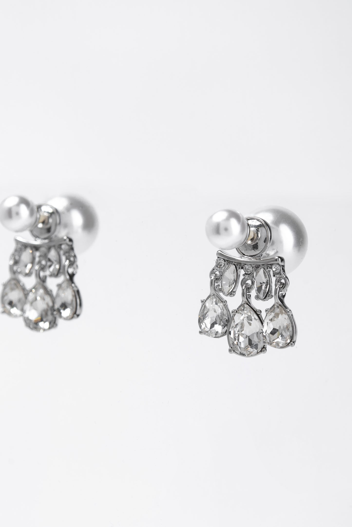 Nelly Pearl Post CZ Earrings