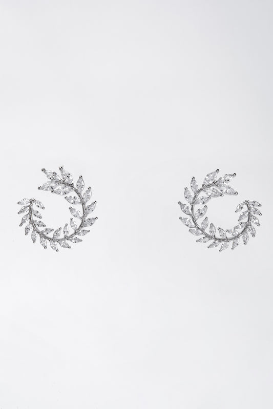 Milani Vine CZ Post Earrings