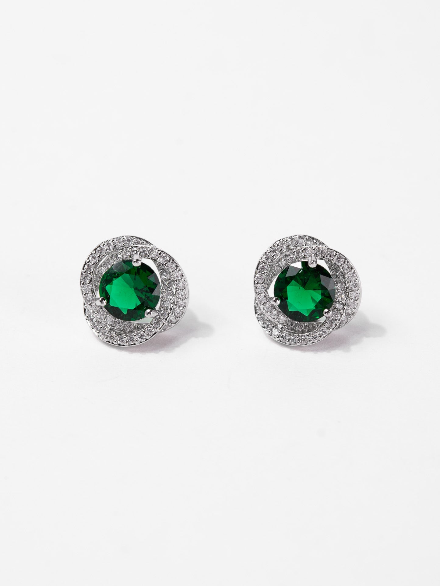 Zoe Stud CZ Rhinestone Earrings