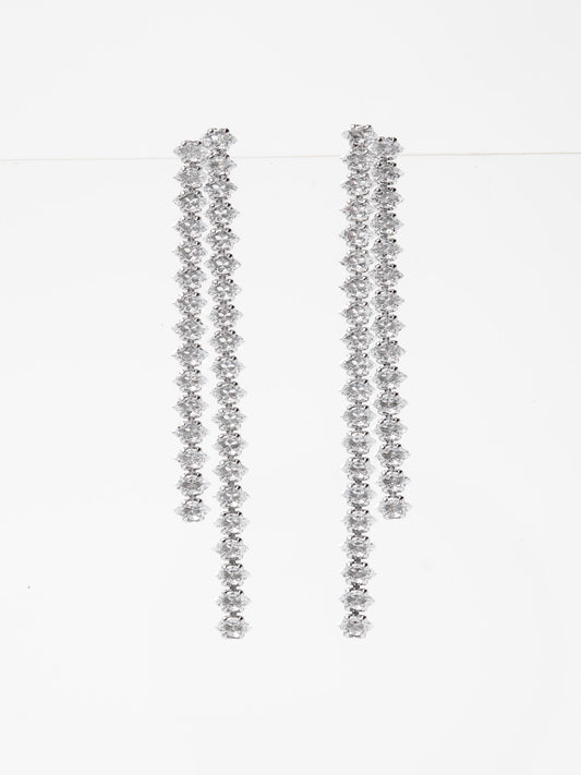 Melania Zircon Stone Dangle Earrings